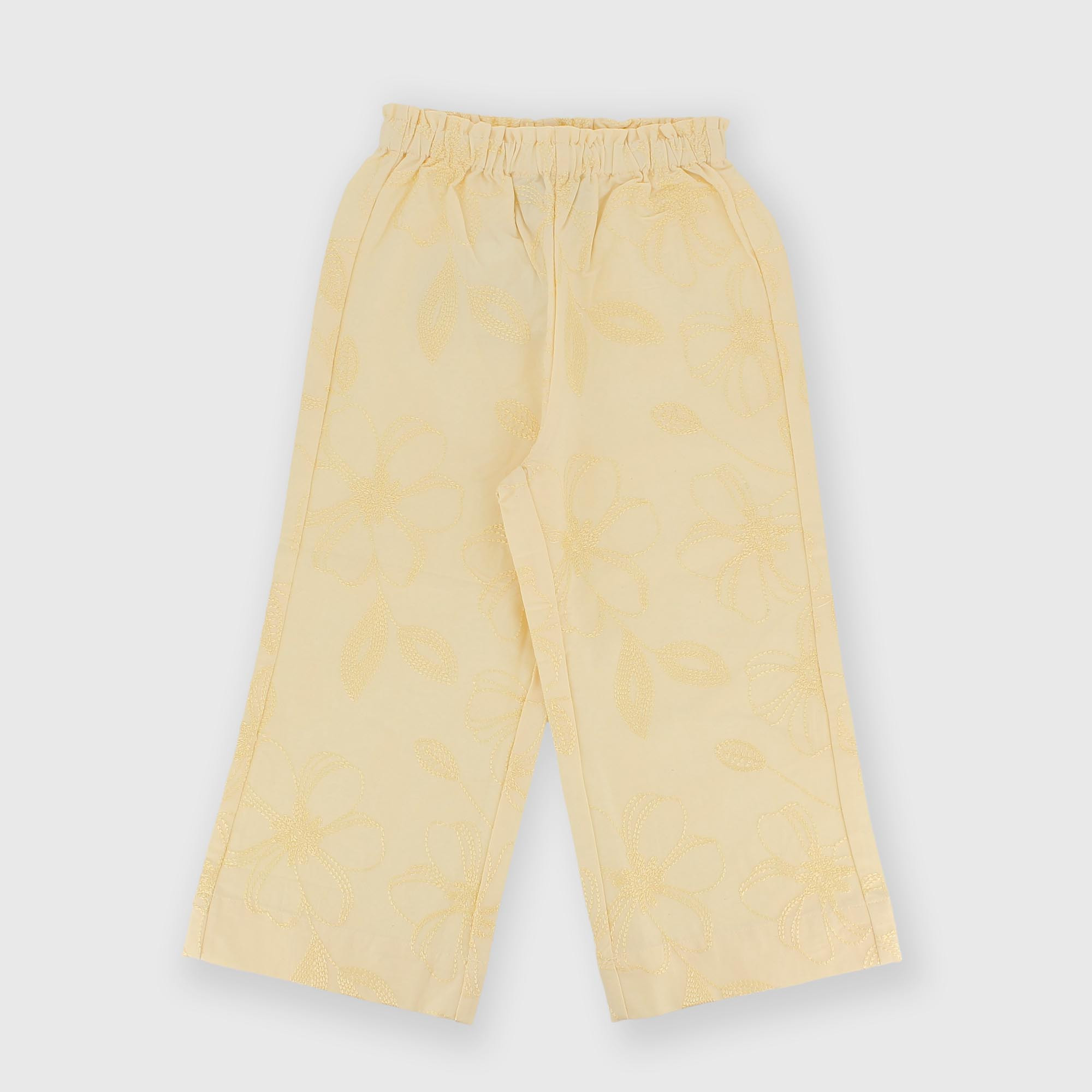 Trousers for girl yellow