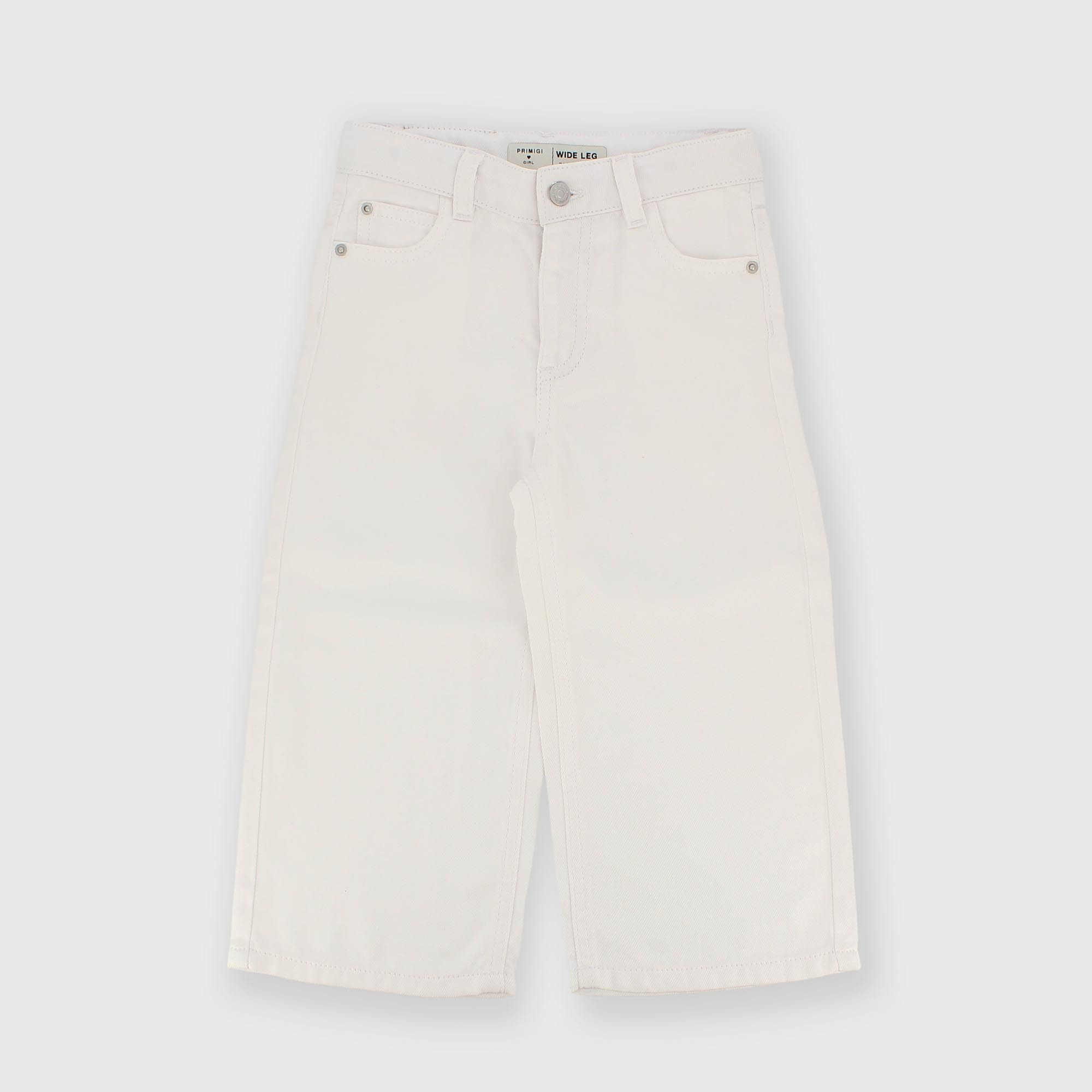 Trousers for girl white