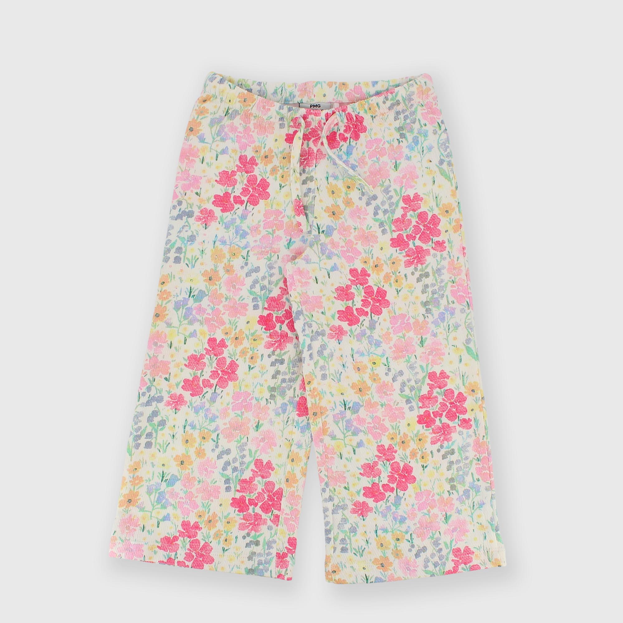 Jersey trousers for girl pink