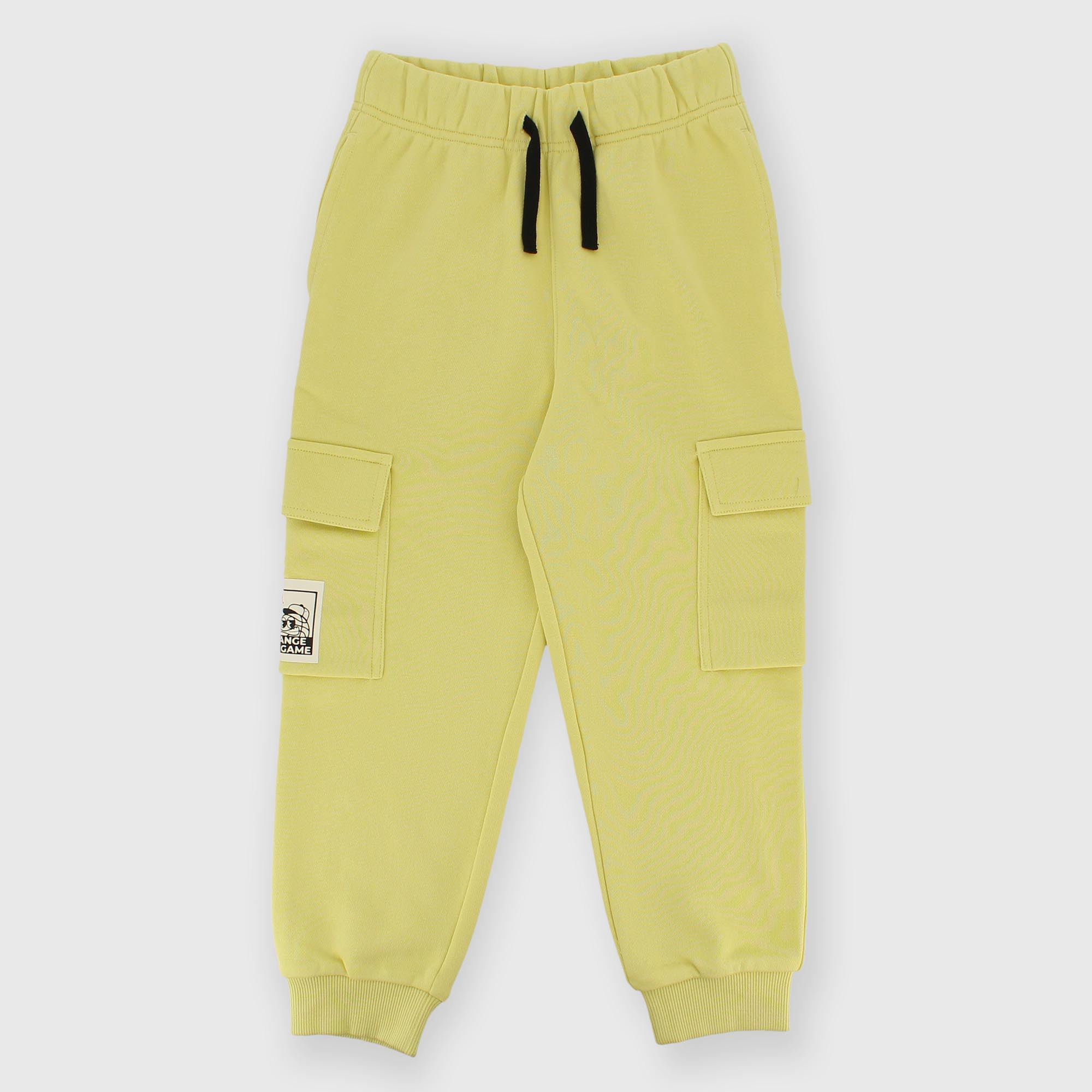 Pantalón de felpa para niño amarillo