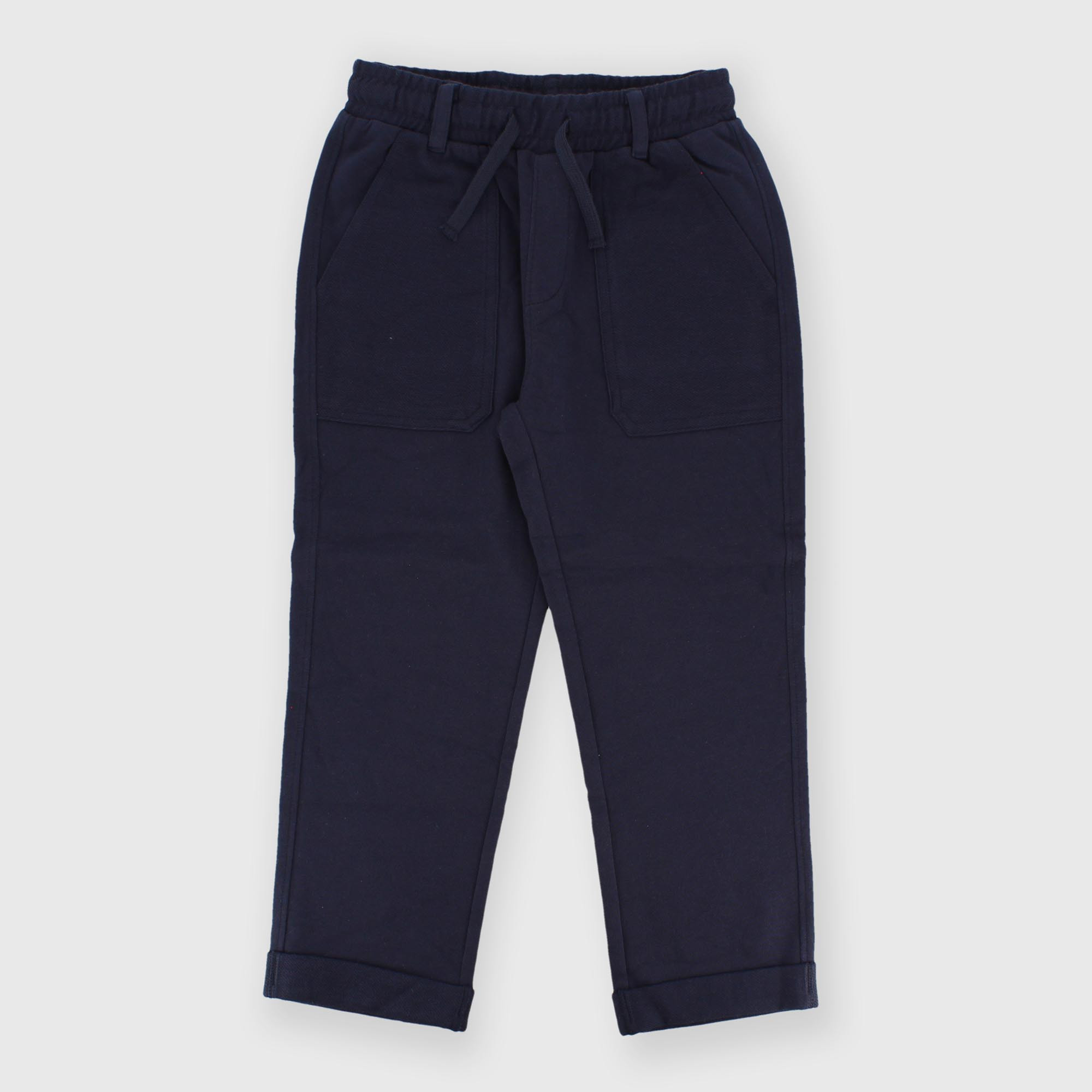 Pantalón de algodón para niño azul