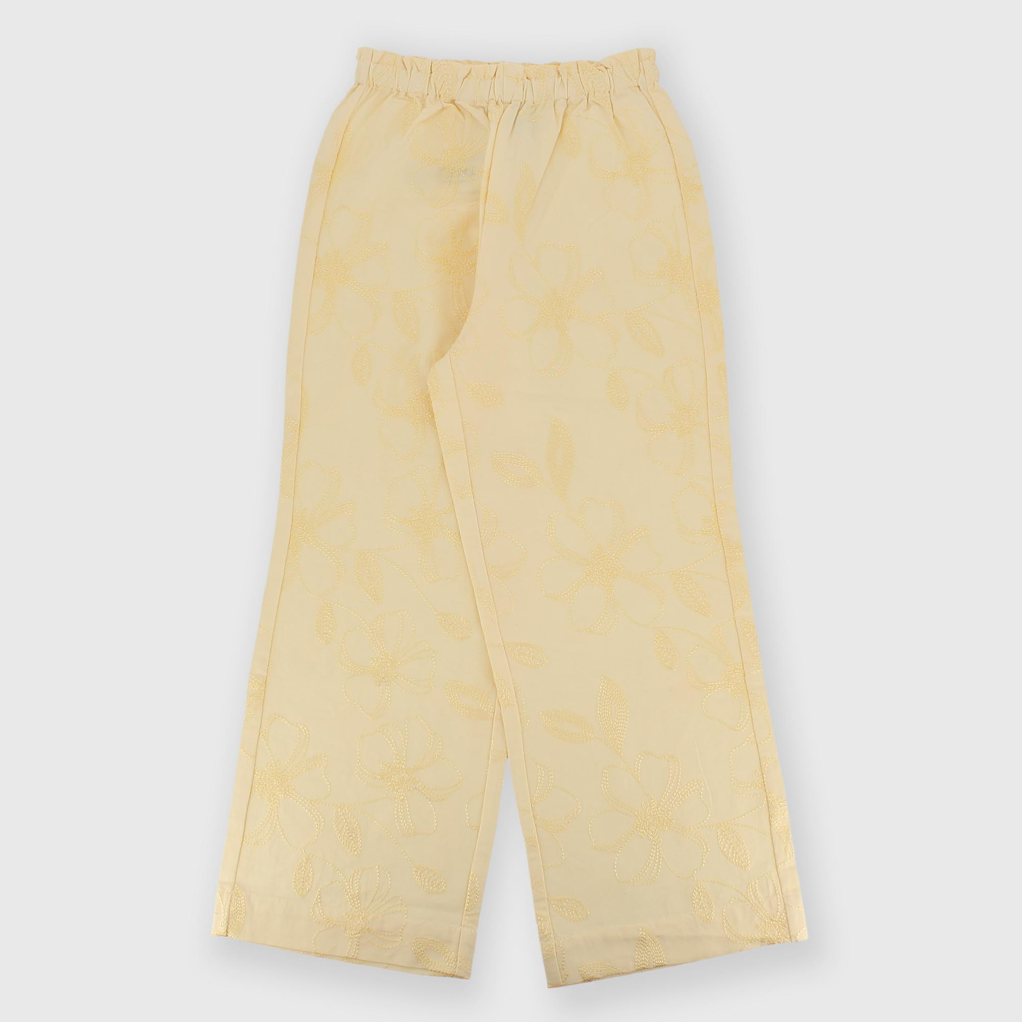 Trousers for girl yellow