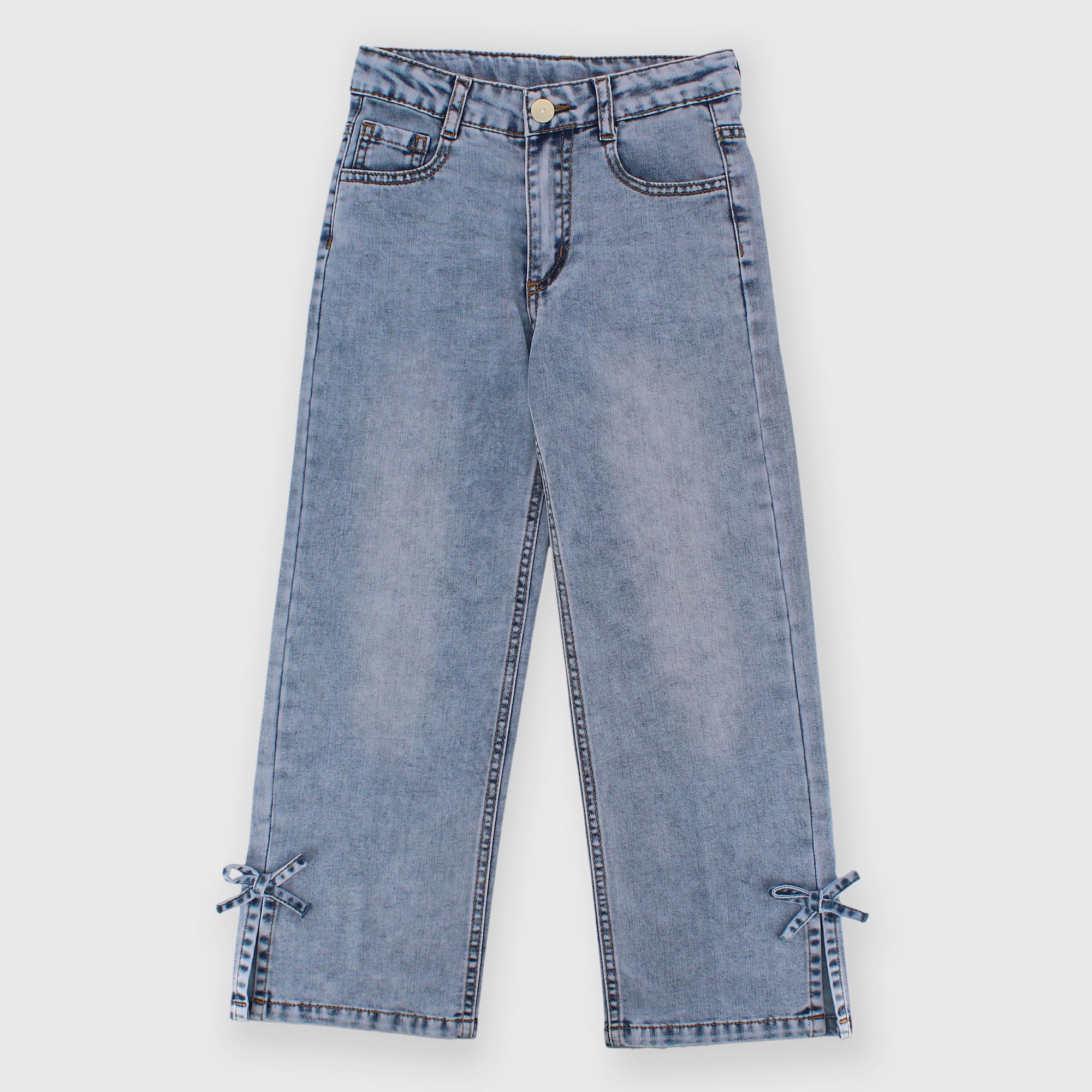 Jeans trousers for girl blue