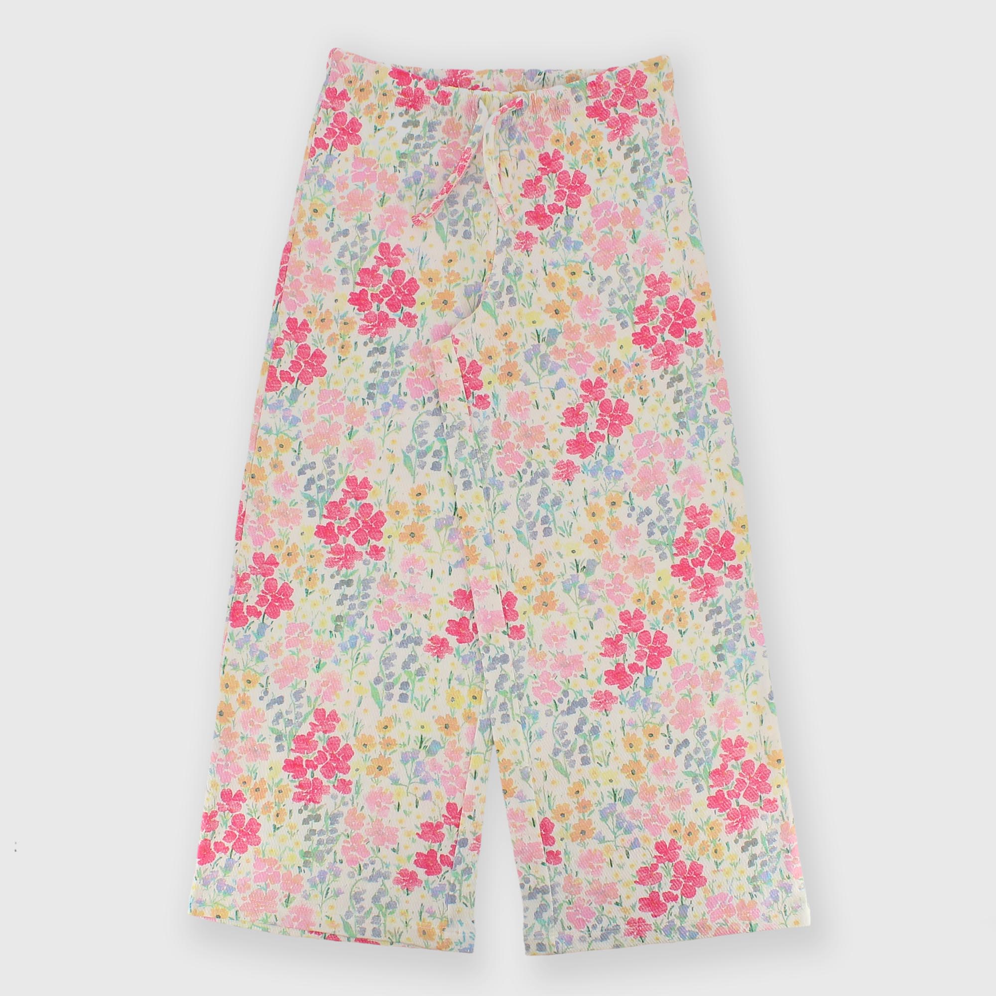 Jersey trousers for girl pink