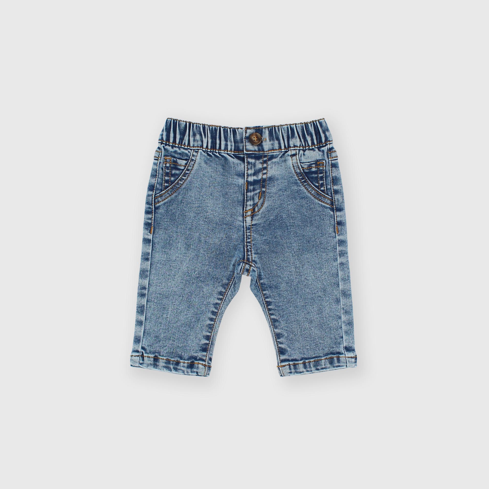 Синие джинсовые штаны для мальчиков