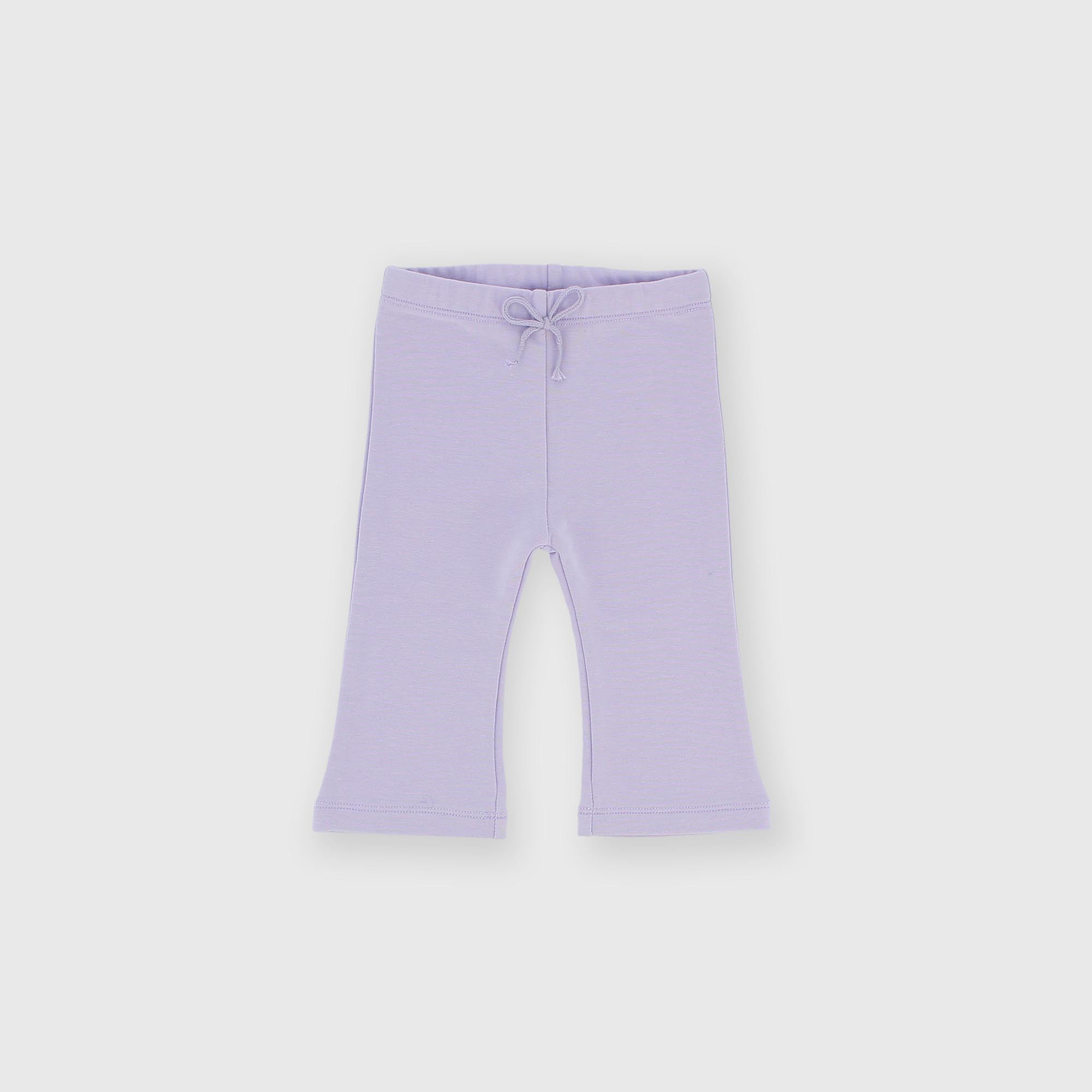 Pantalon en sweat-shirt pour fillette violet