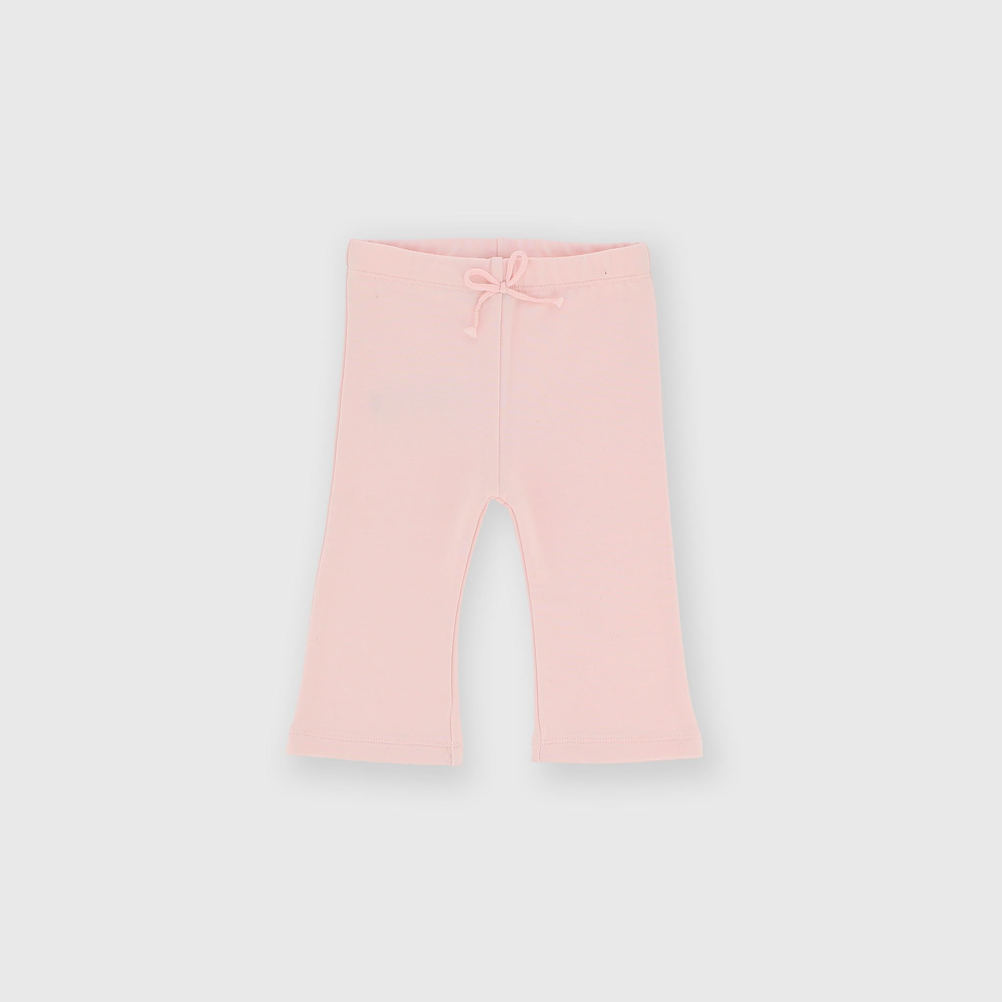 Pantalon en sweat-shirt pour fillette rose