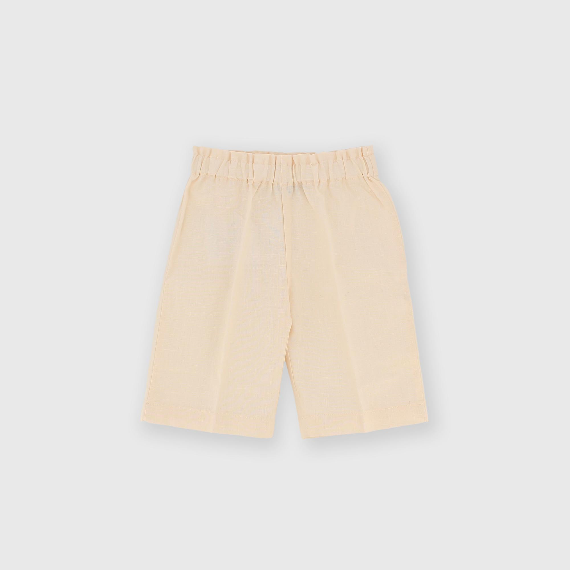 Pantalon en coton pour fillette rose