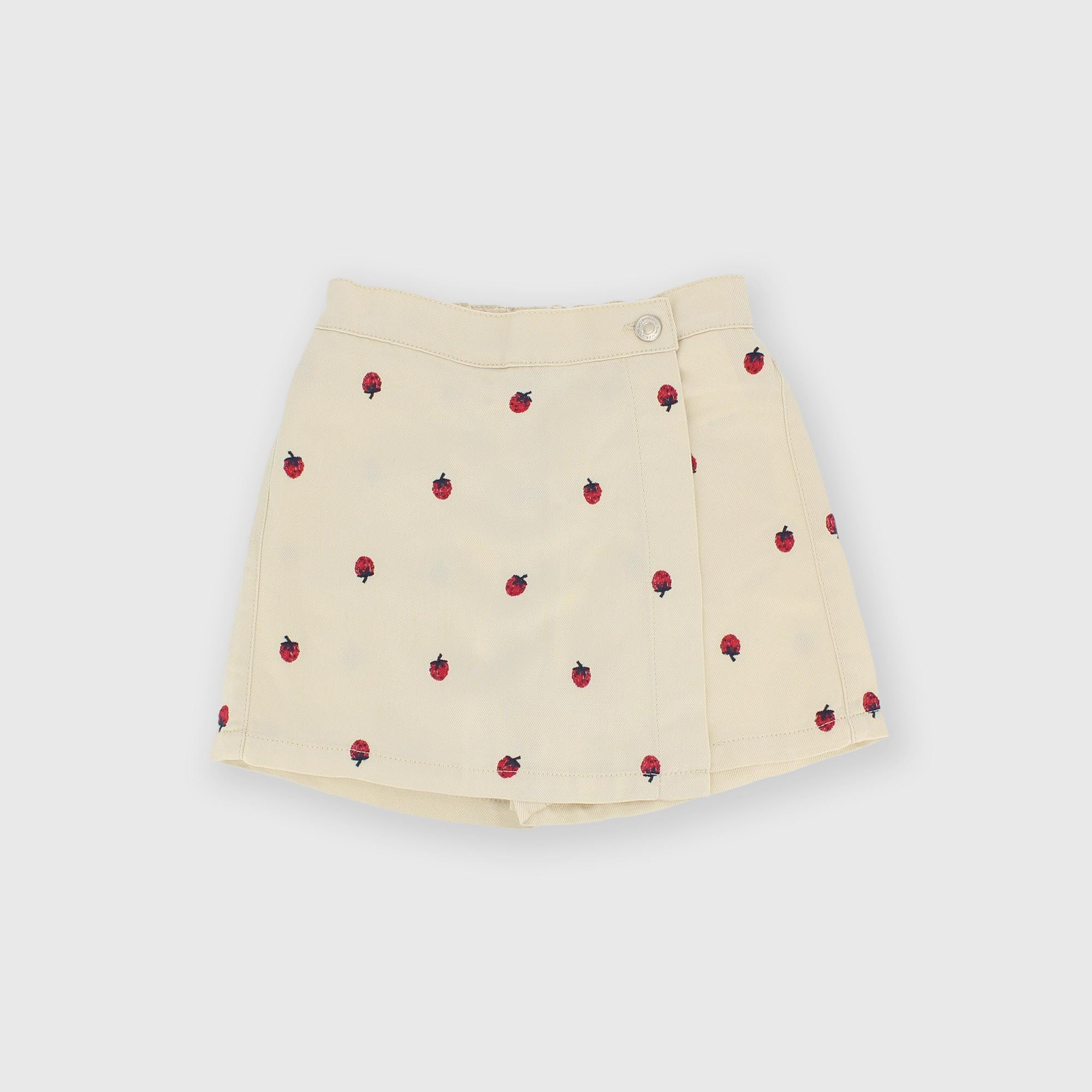 Юбка-шорты для девочки белые