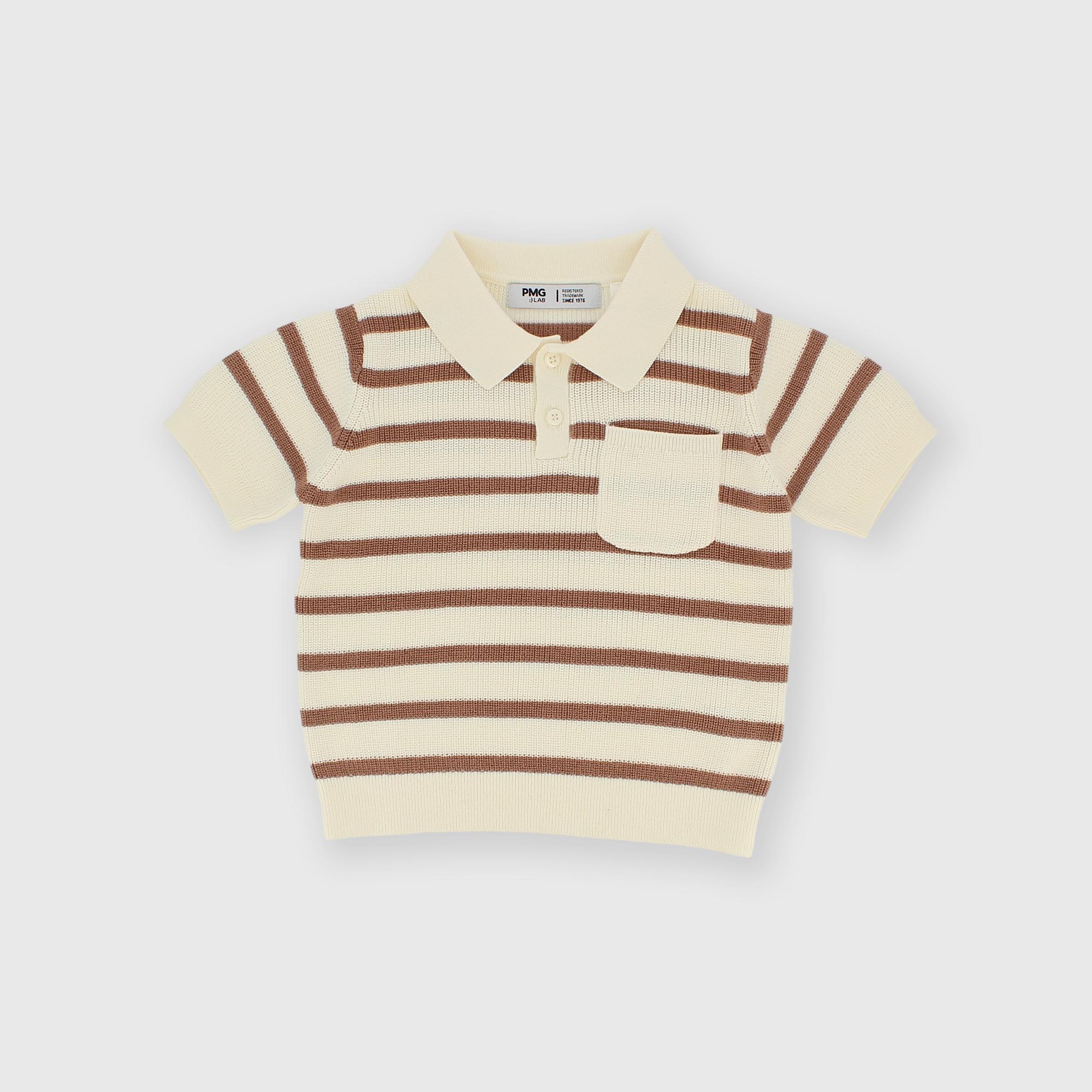 Jersey de algodón para niño beige