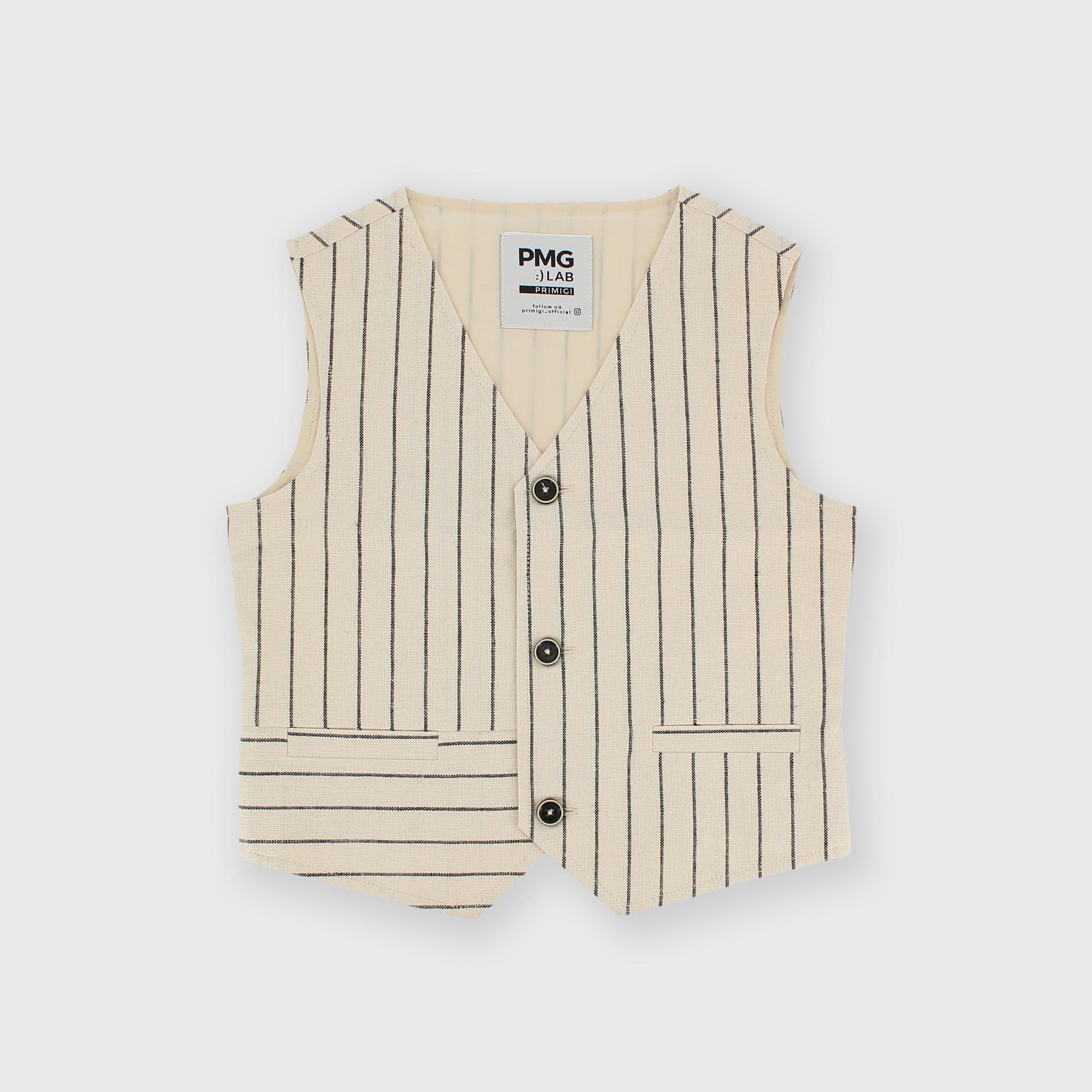 Chaleco para niño beige