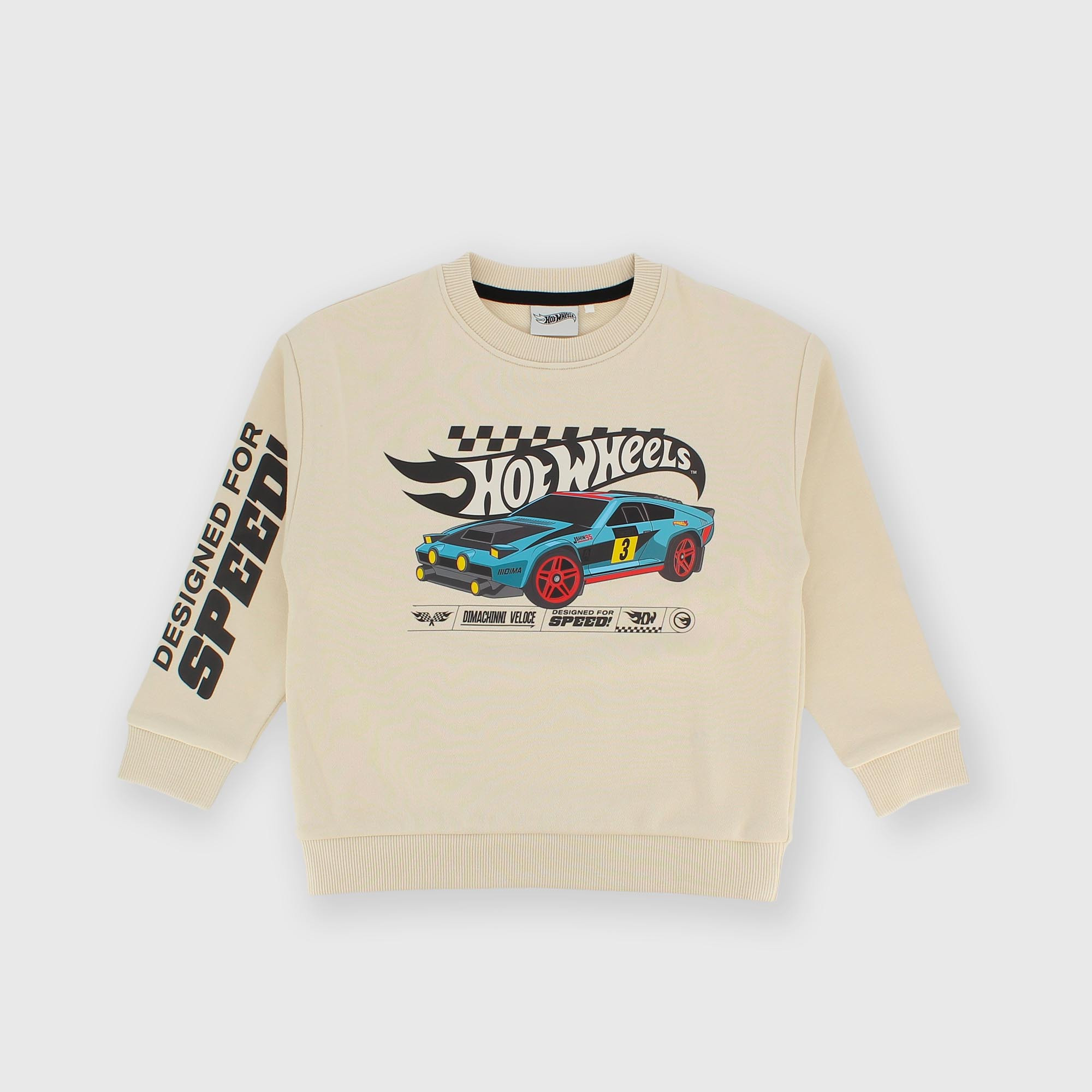 Camiseta con cuello redondo gris Hot Wheels™