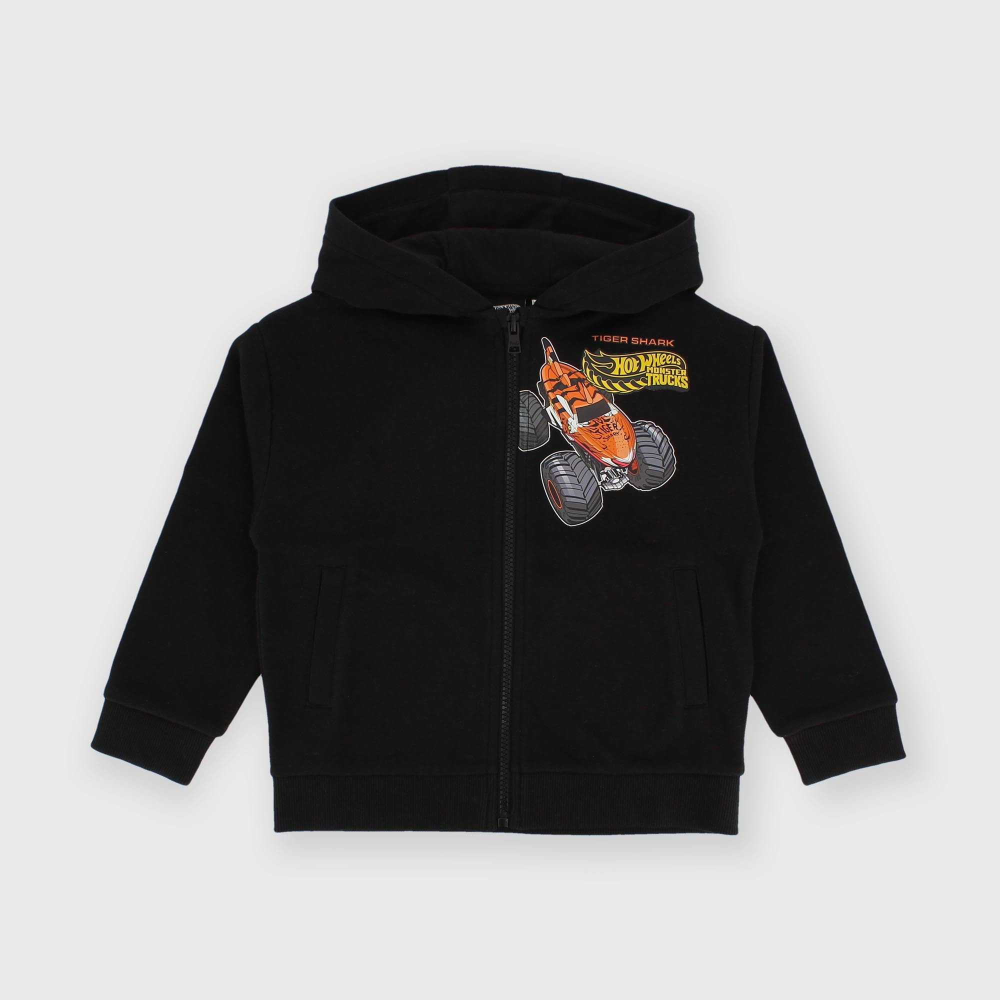 Camiseta con capucha negro Hot Wheels™ Monster Trucks