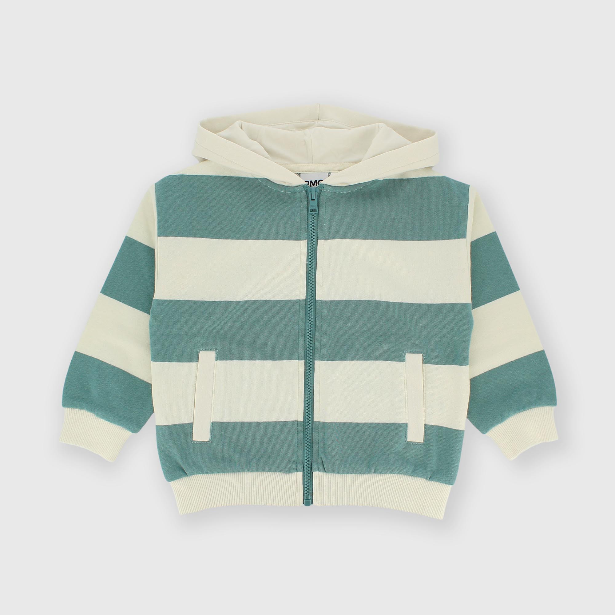 Camiseta con capucha de felpa para niño verde