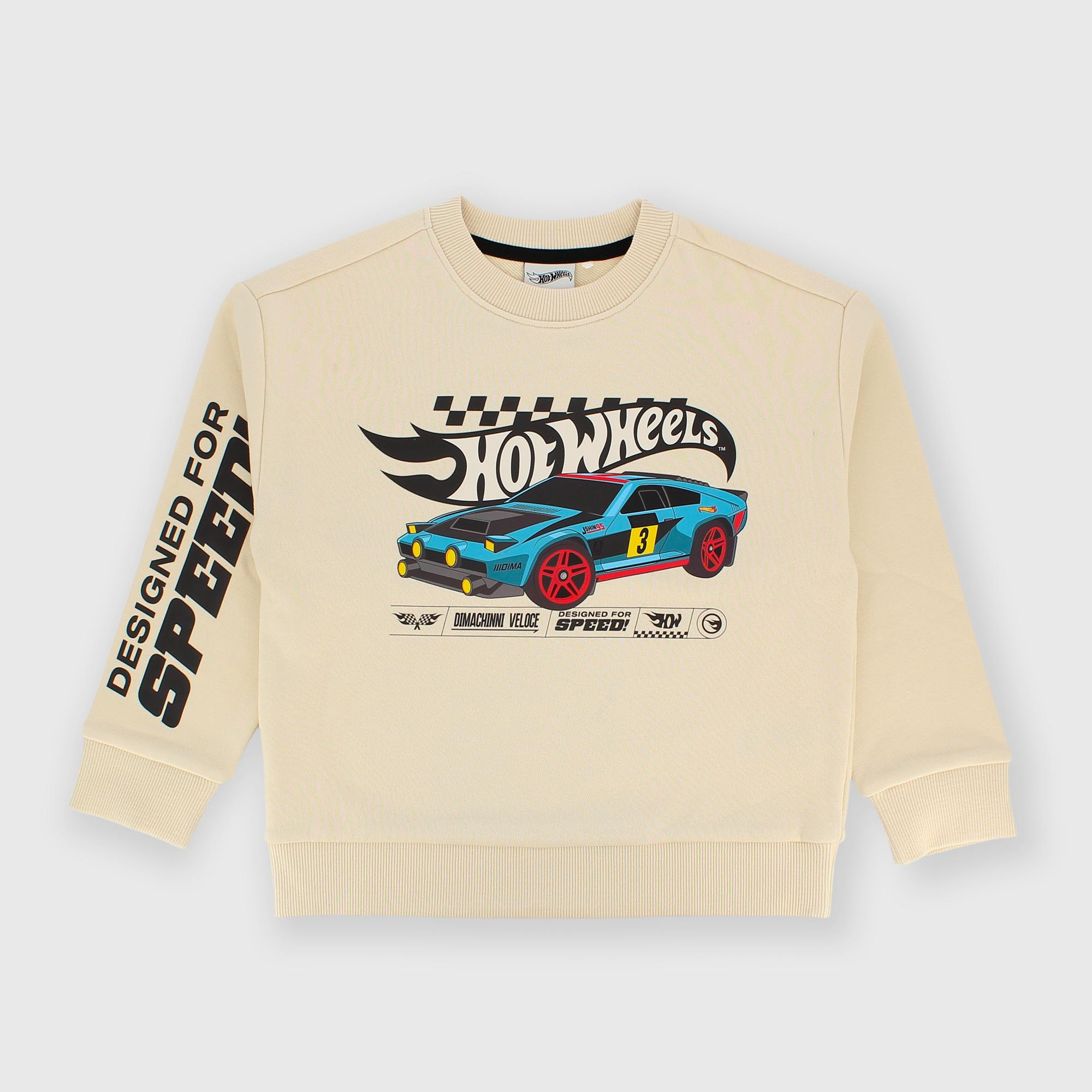 Camiseta con cuello redondo gris Hot Wheels™