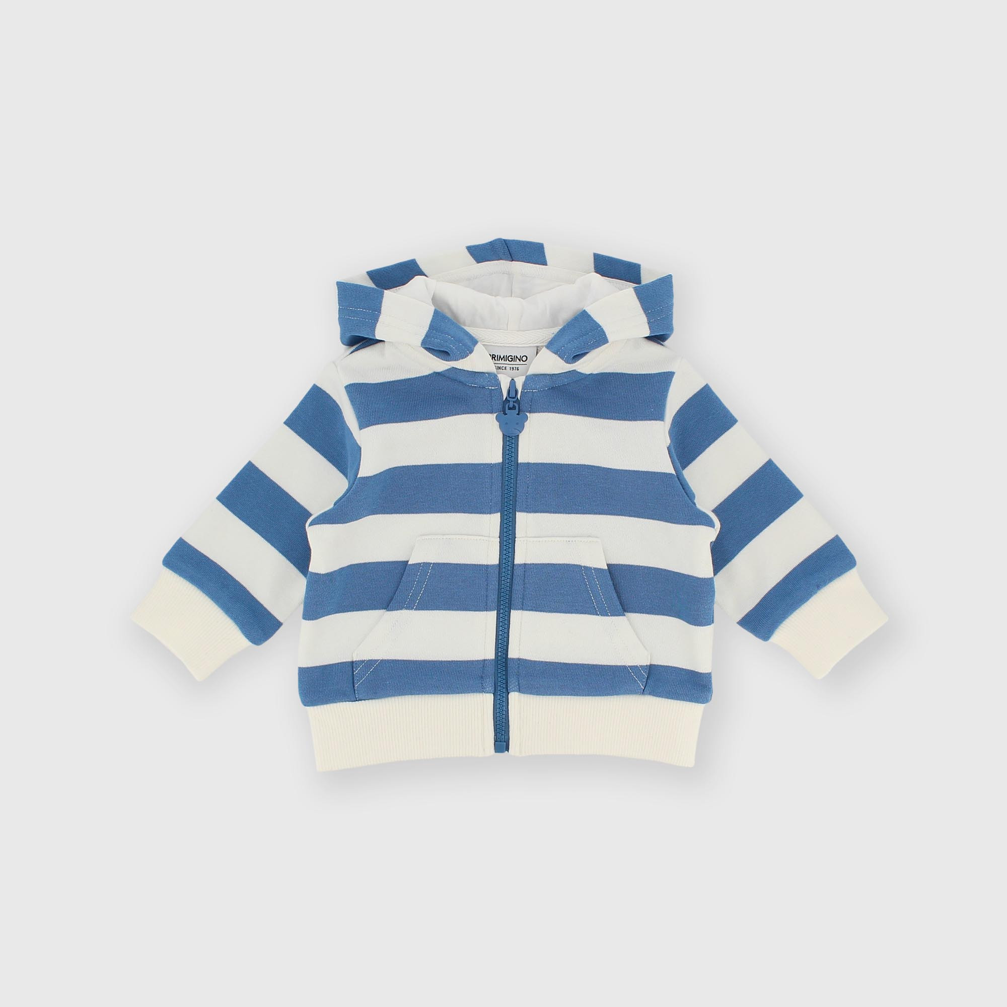 Синяя толстовка с капюшоном для мальчиков