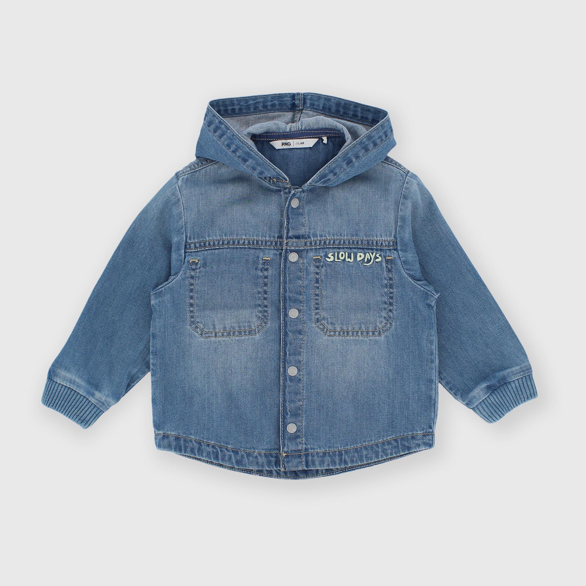 Chemise en jeans pour garçon bleu