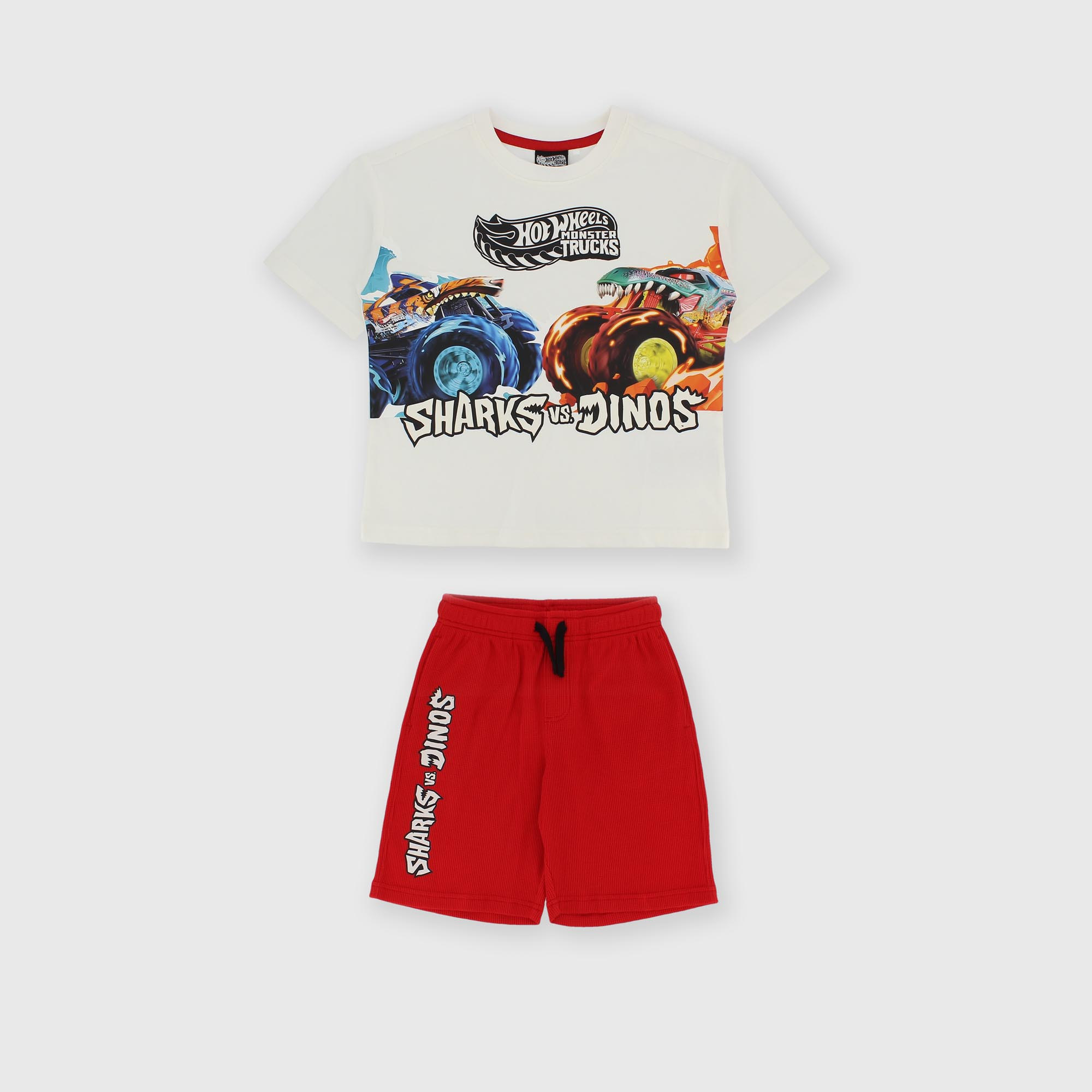 Conjunto combinado blanco Hot Wheels™ Monster Trucks