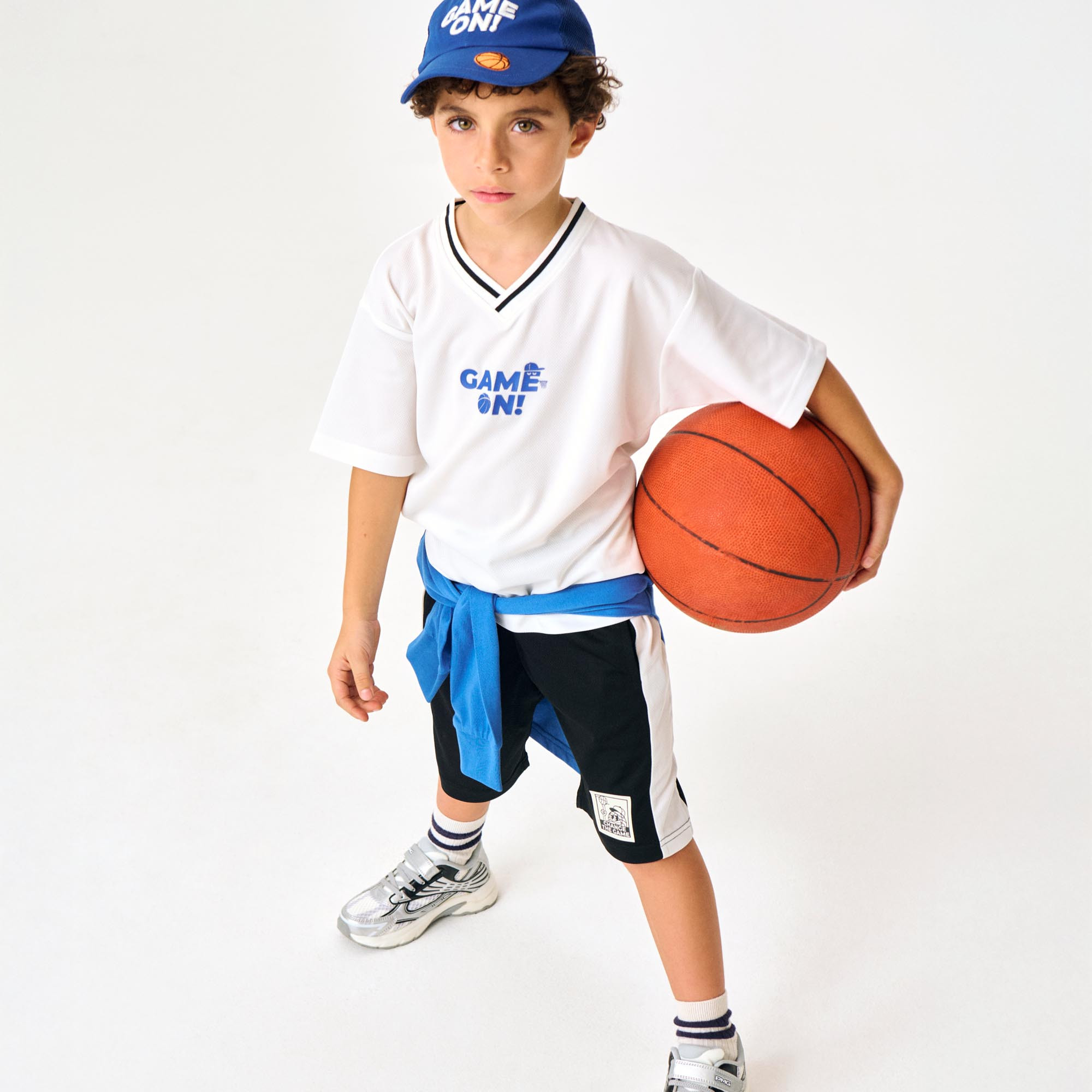 Matching set for boy white