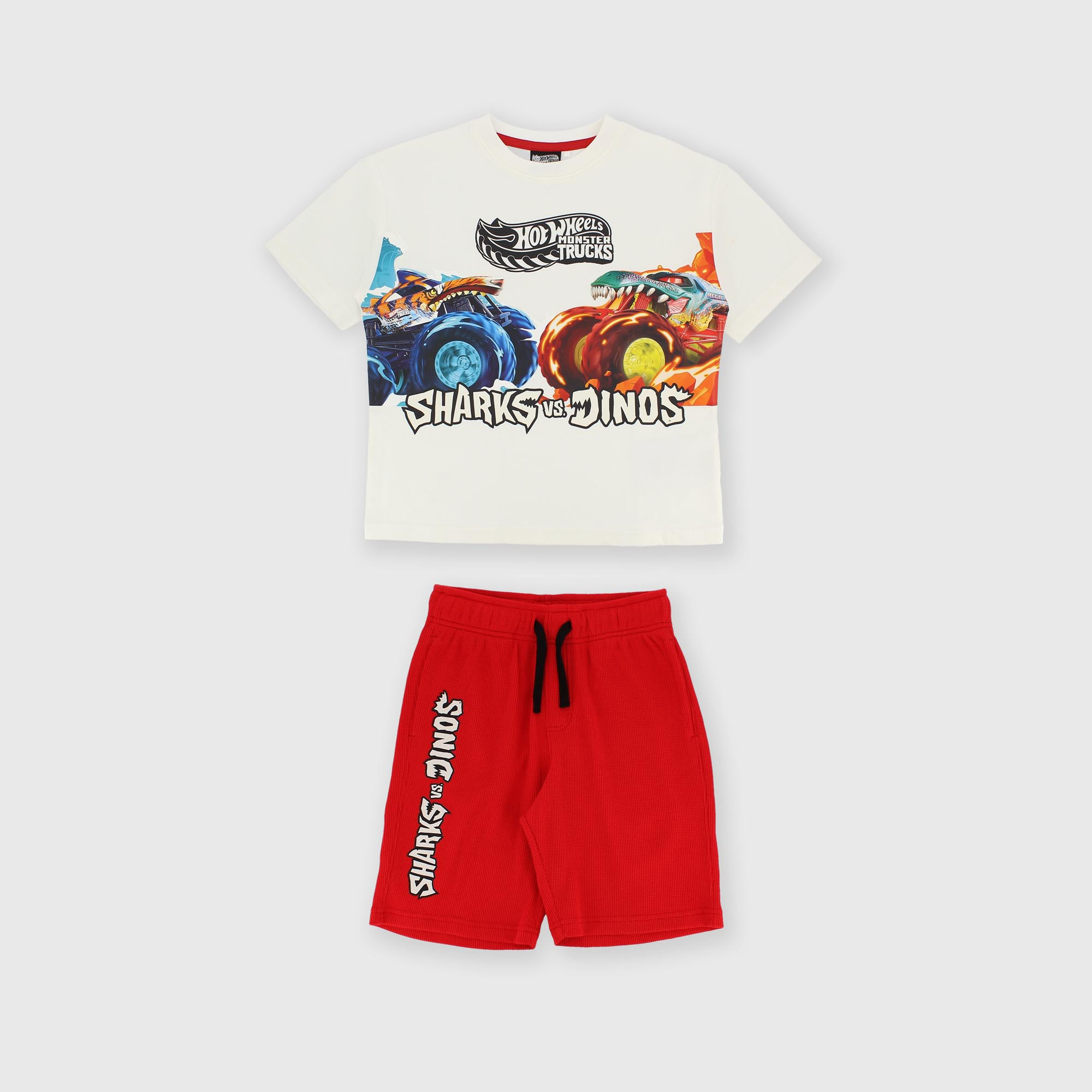 Conjunto combinado blanco Hot Wheels™ Monster Trucks