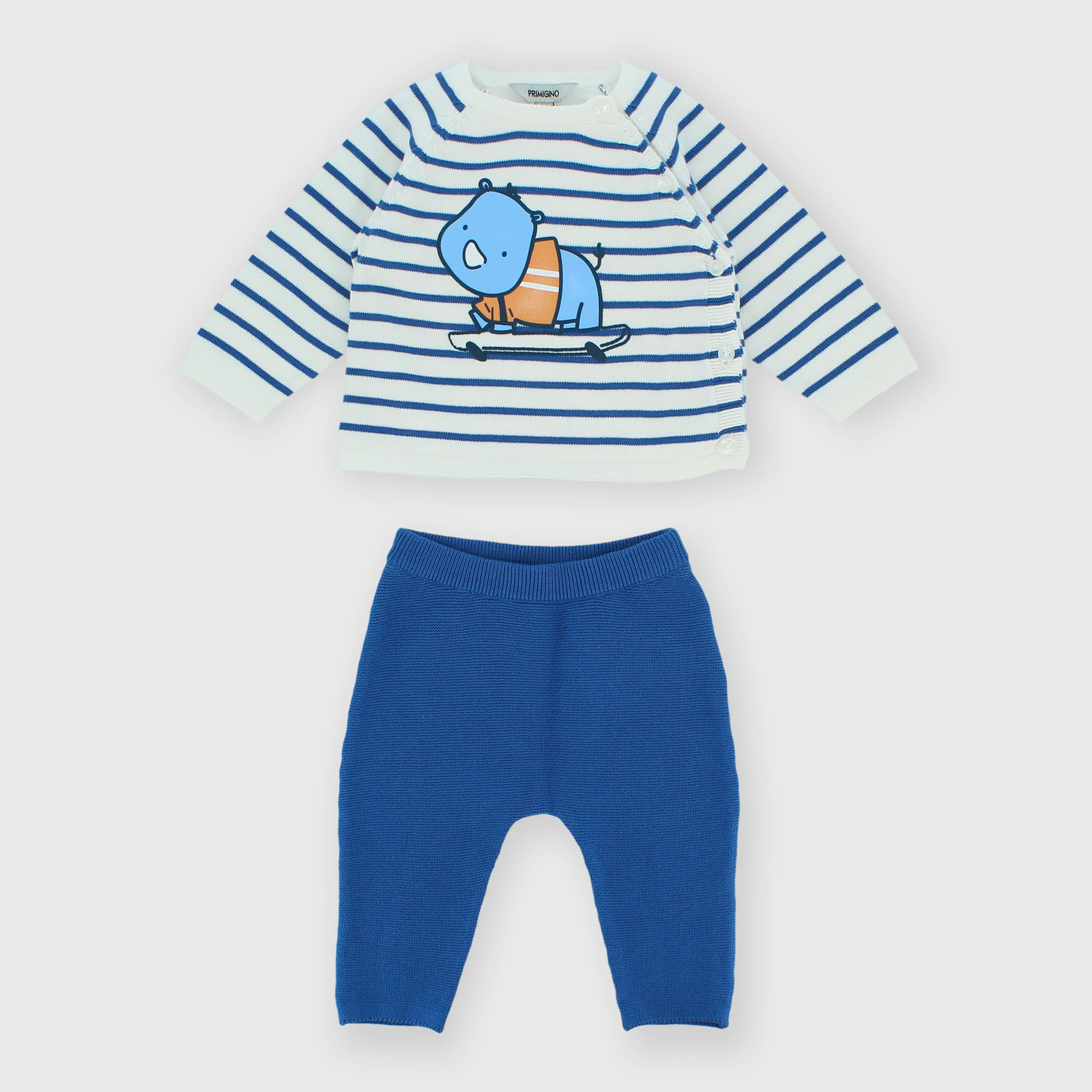 Комбинезон из хлопка для мальчика белый