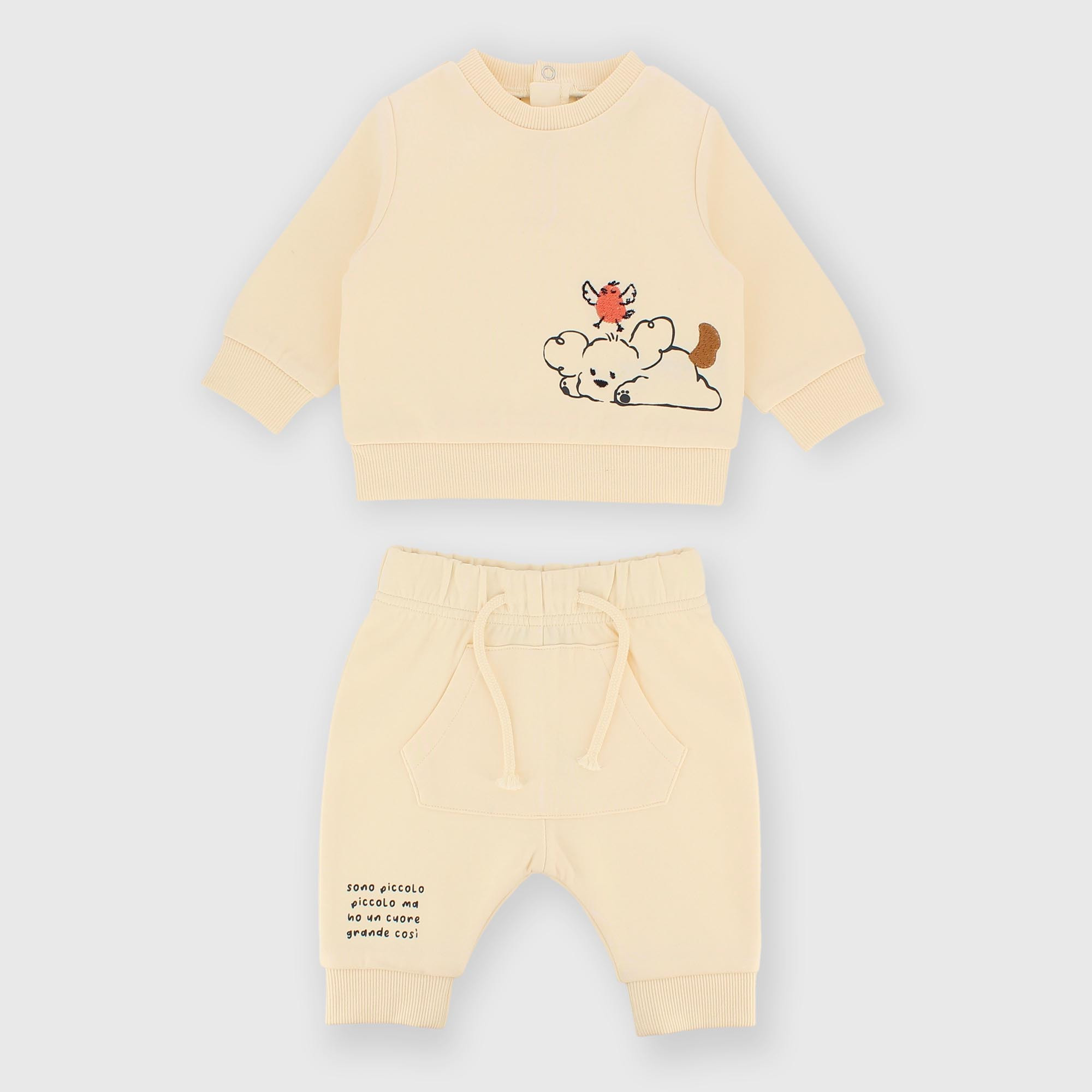 Комплект для мальчика бежевый