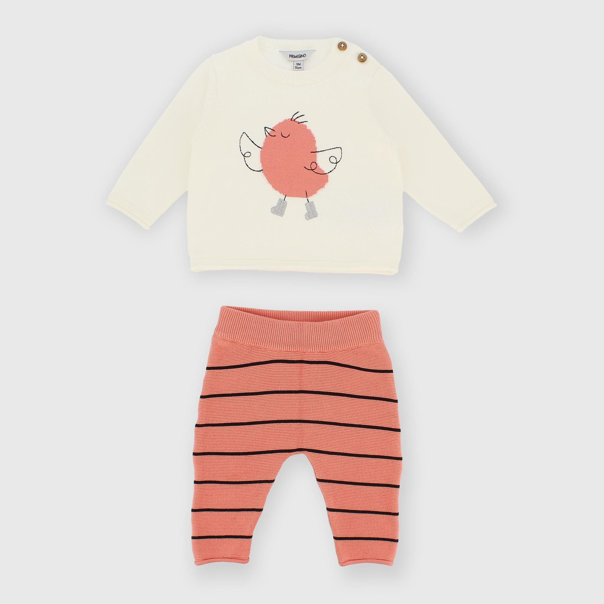 Комплект из хлопка для мальчика белый