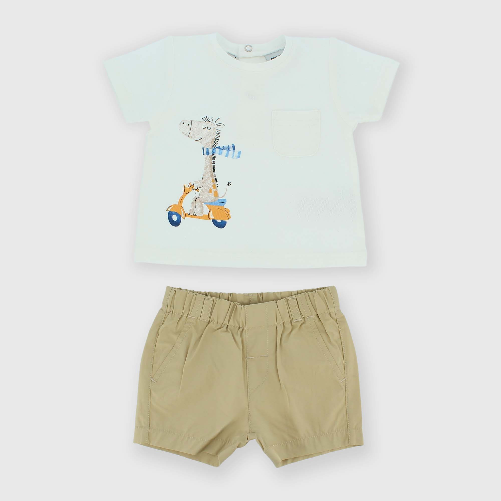 Комплект из хлопка для мальчика белый