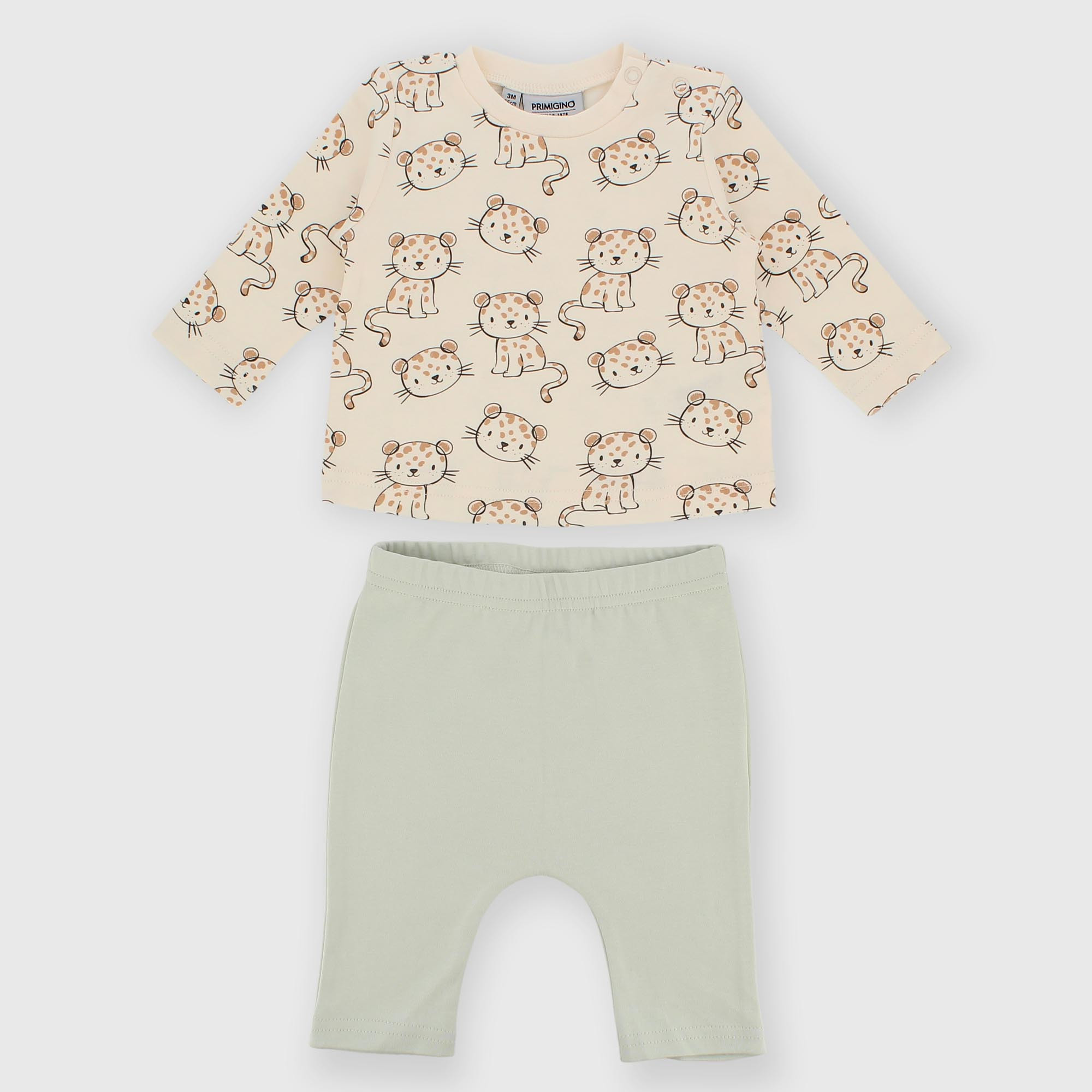 Белый комплект из хлопковой ткани интерлок для мальчиков