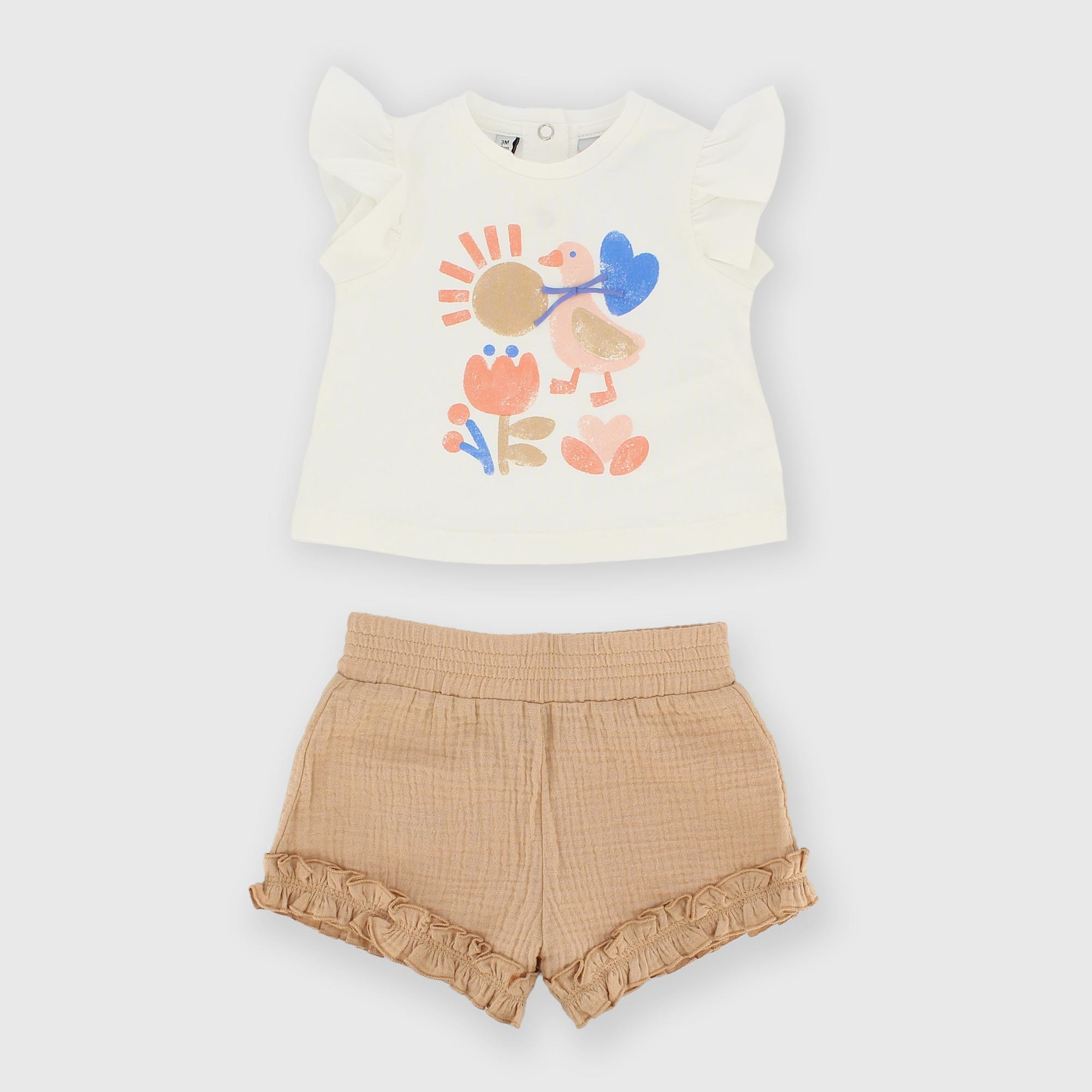 Kit assorti pour fillette blanc