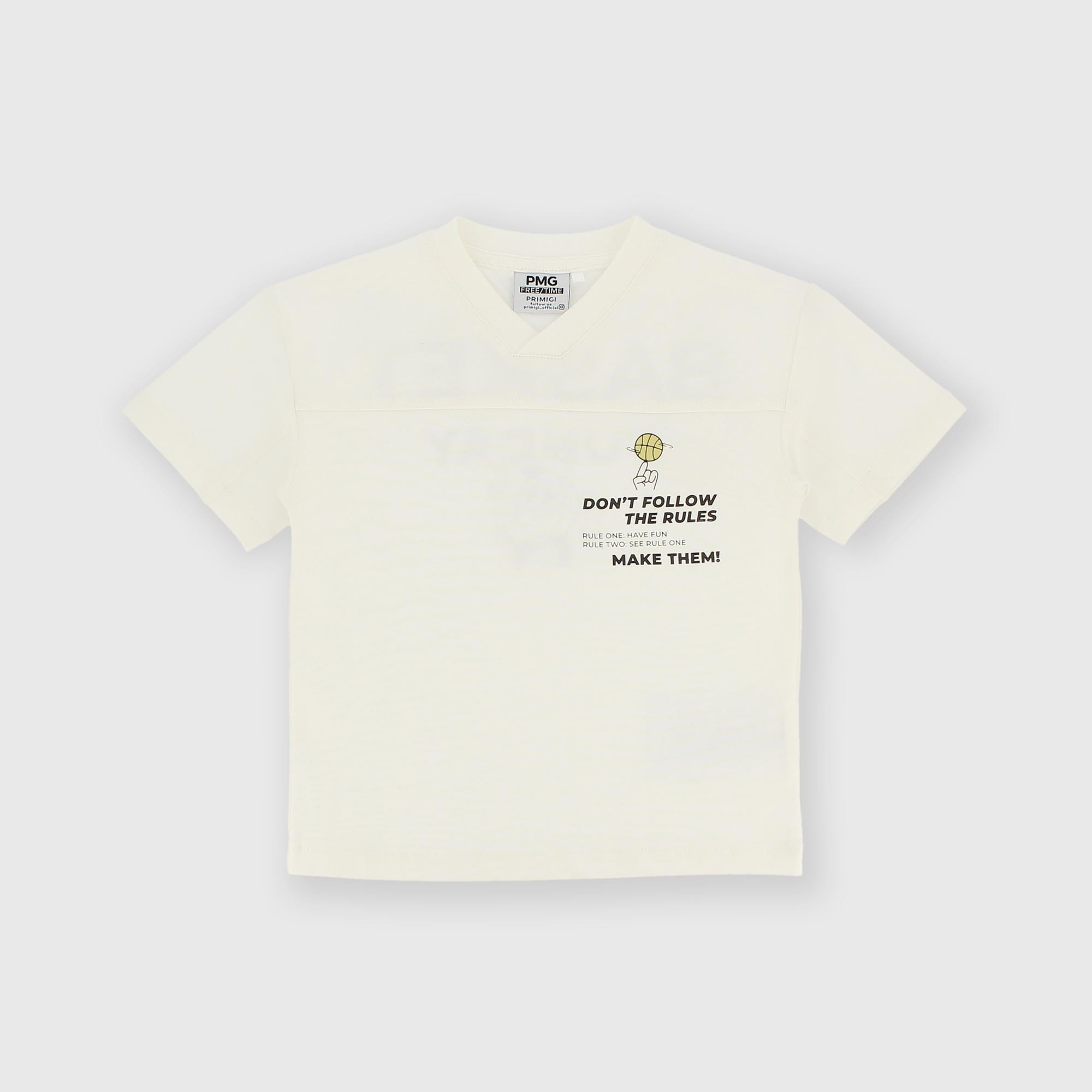 Jersey t-shirt for boy white