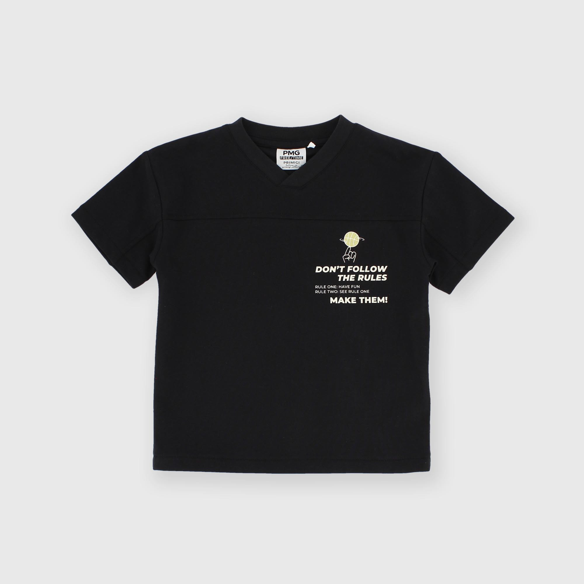 Jersey t-shirt for boy black