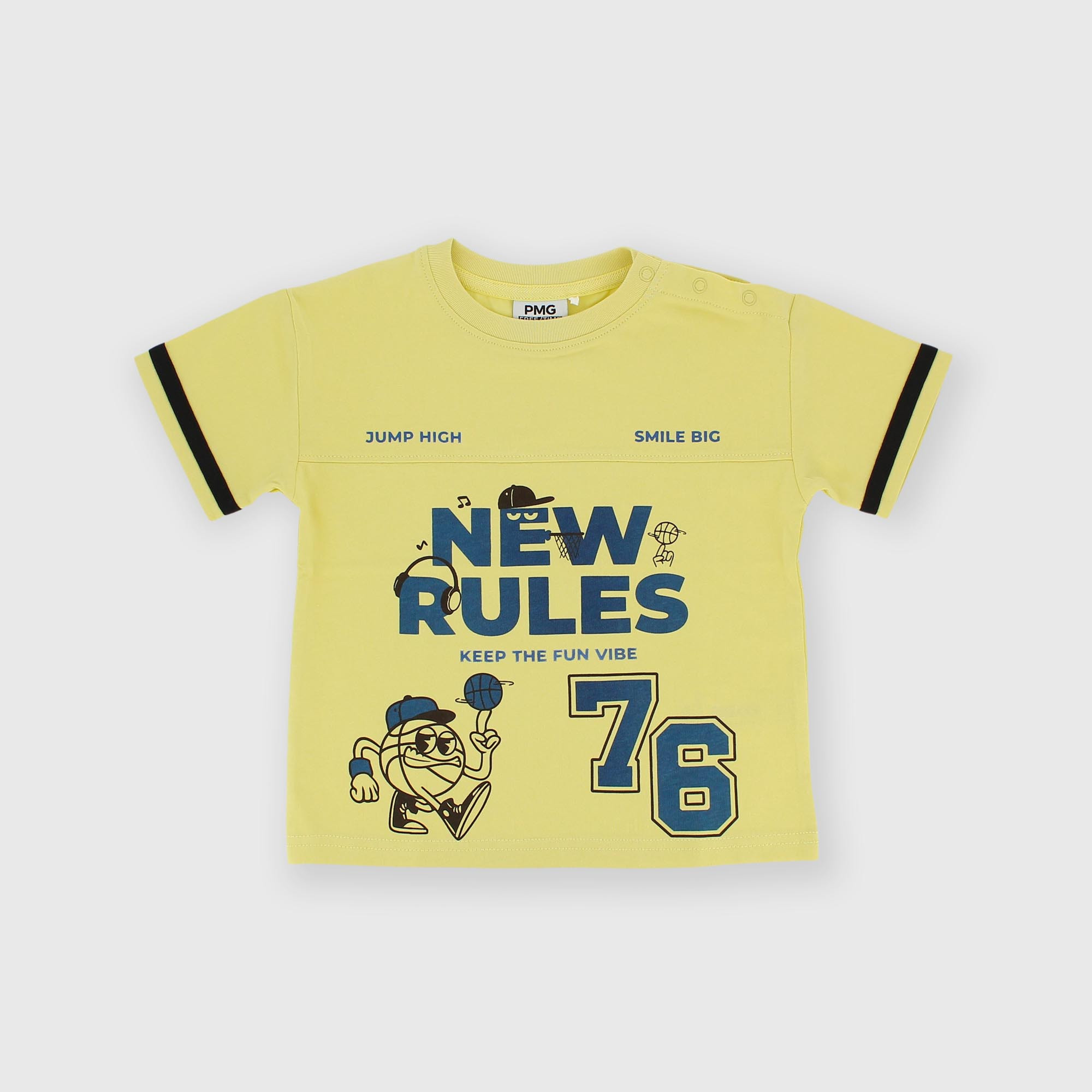 Camiseta de jersey para niño amarillo