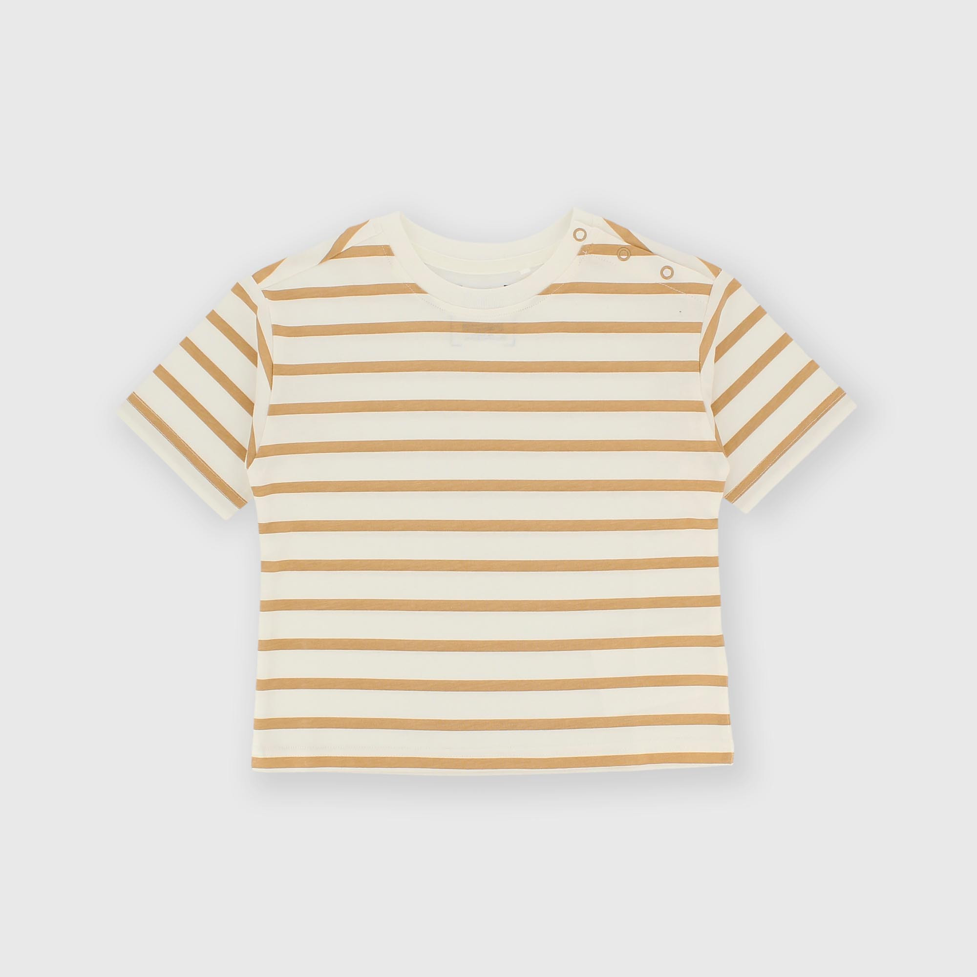 Camiseta de jersey para niño beige