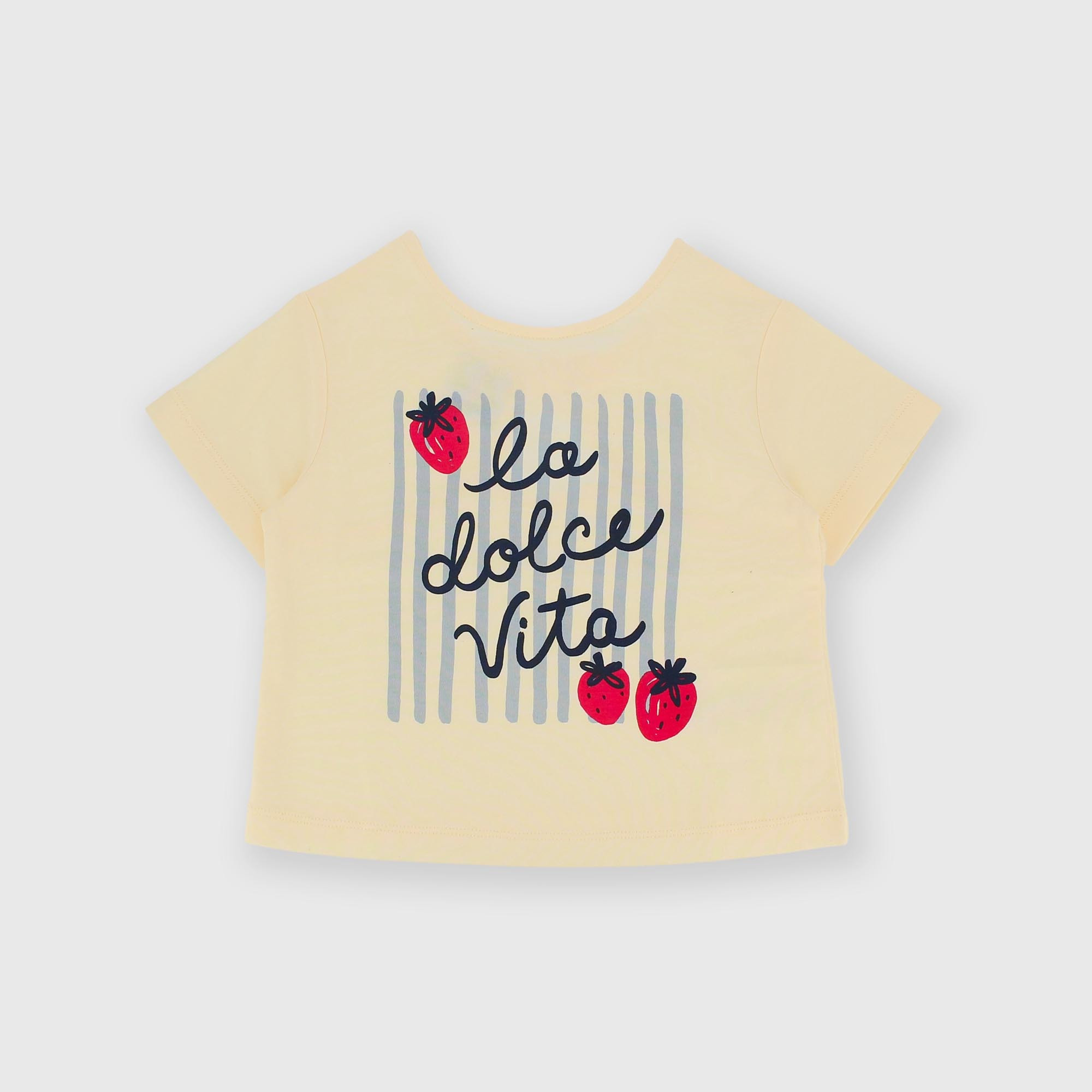 Camiseta de jersey para niña blanco