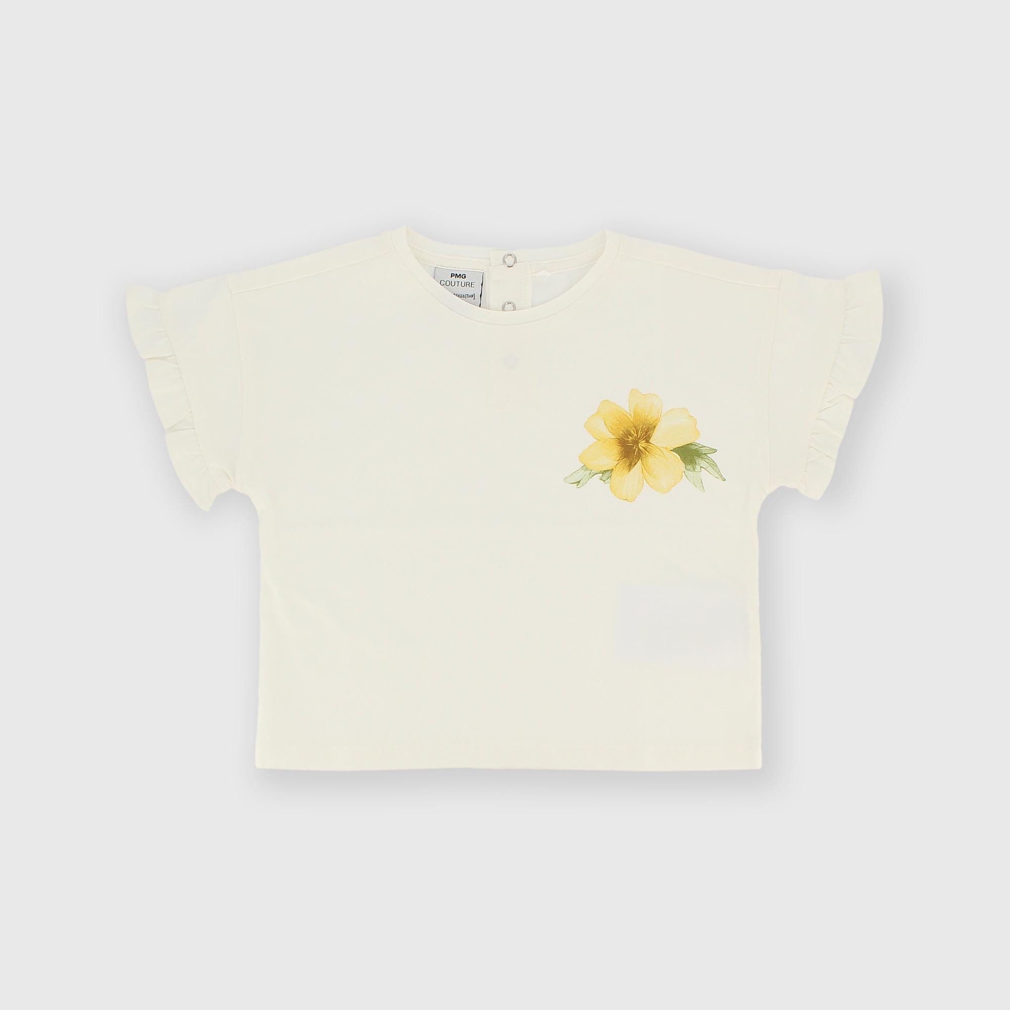 Camiseta de jersey para niña blanco