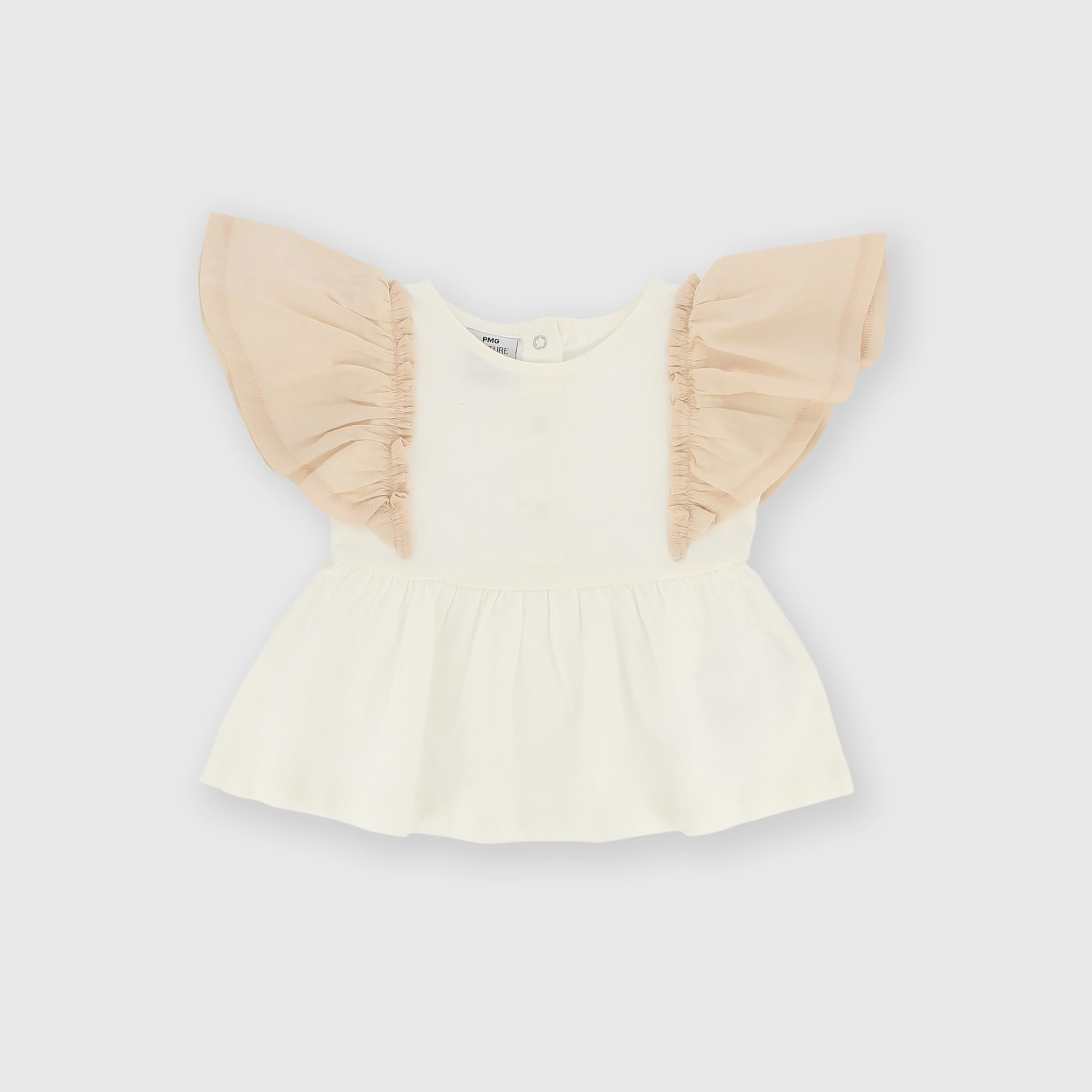 T-shirt en jersey pour fillette blanc