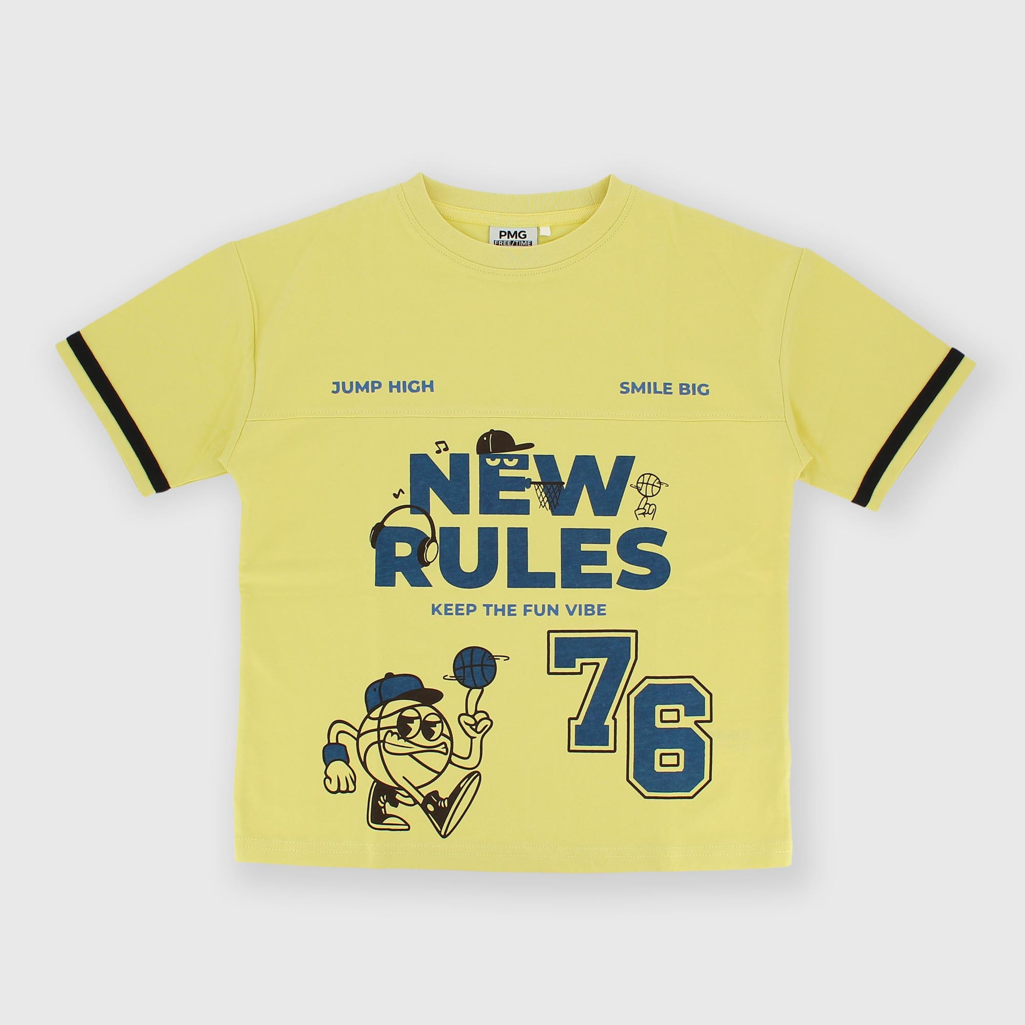 Camiseta de jersey para niño amarillo