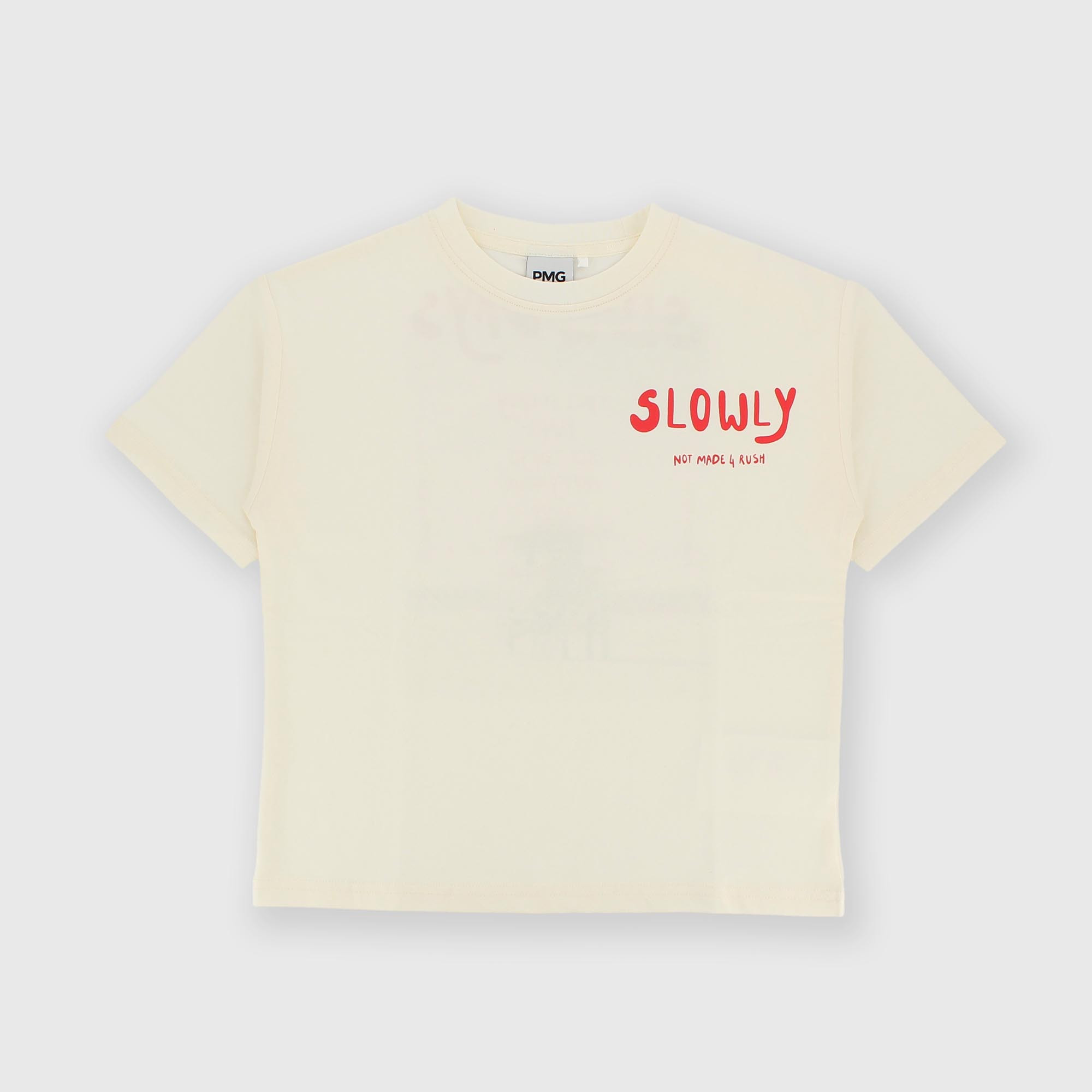 Футболка из джерси для мальчика бежевая