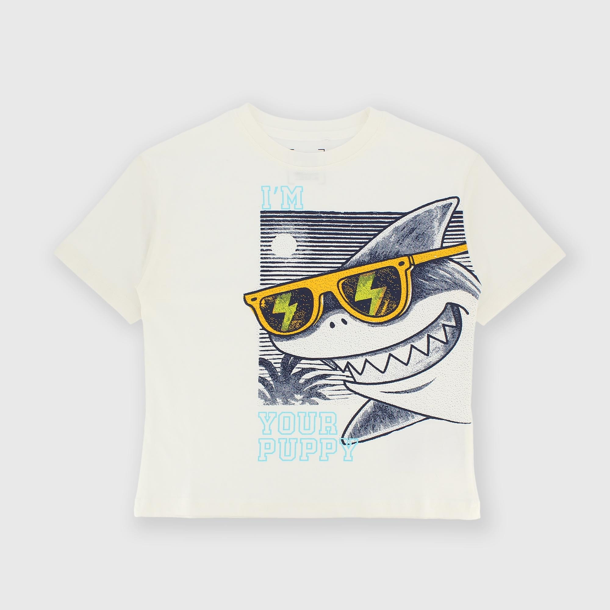 Футболка из джерси для мальчика белая