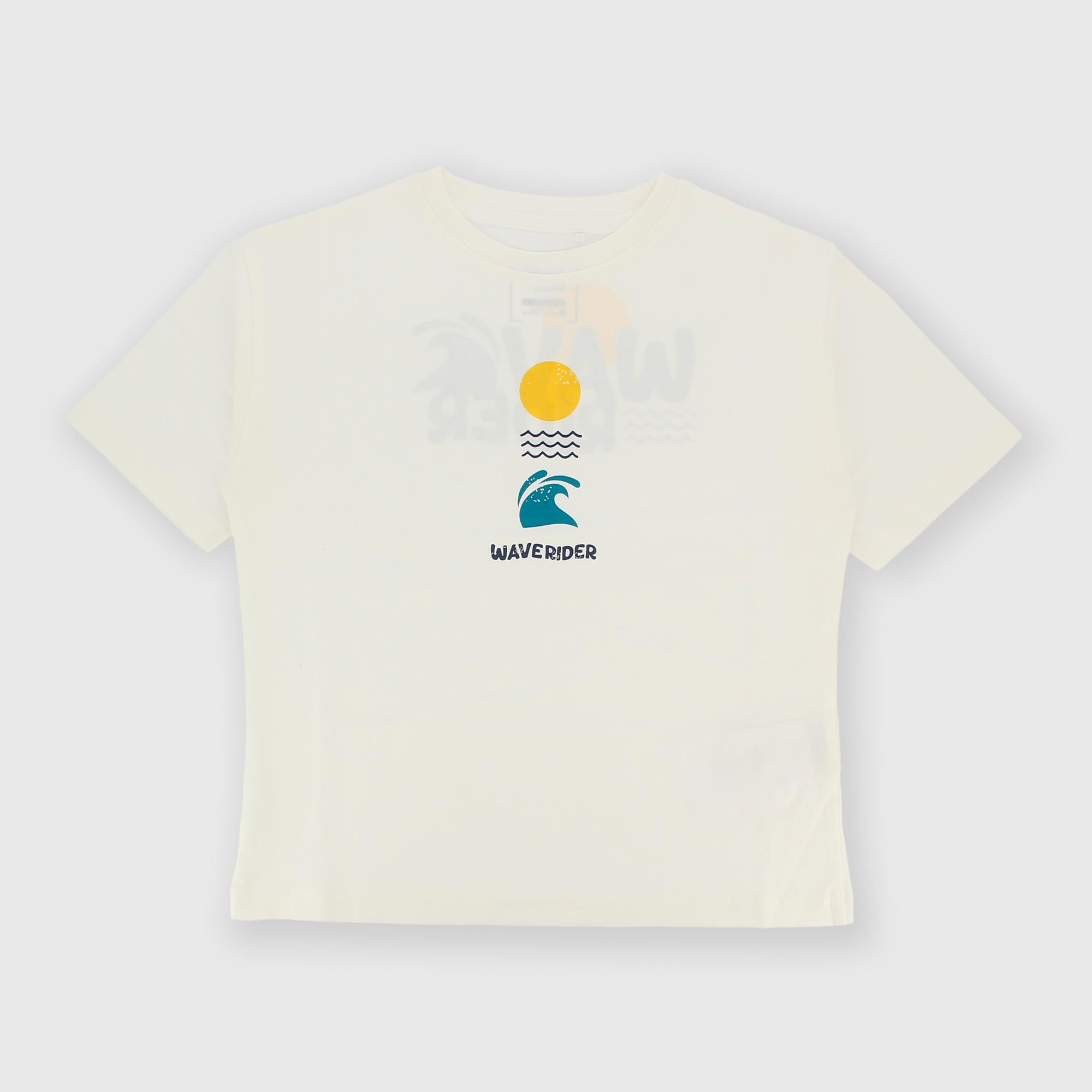 Camiseta de jersey para niño blanco