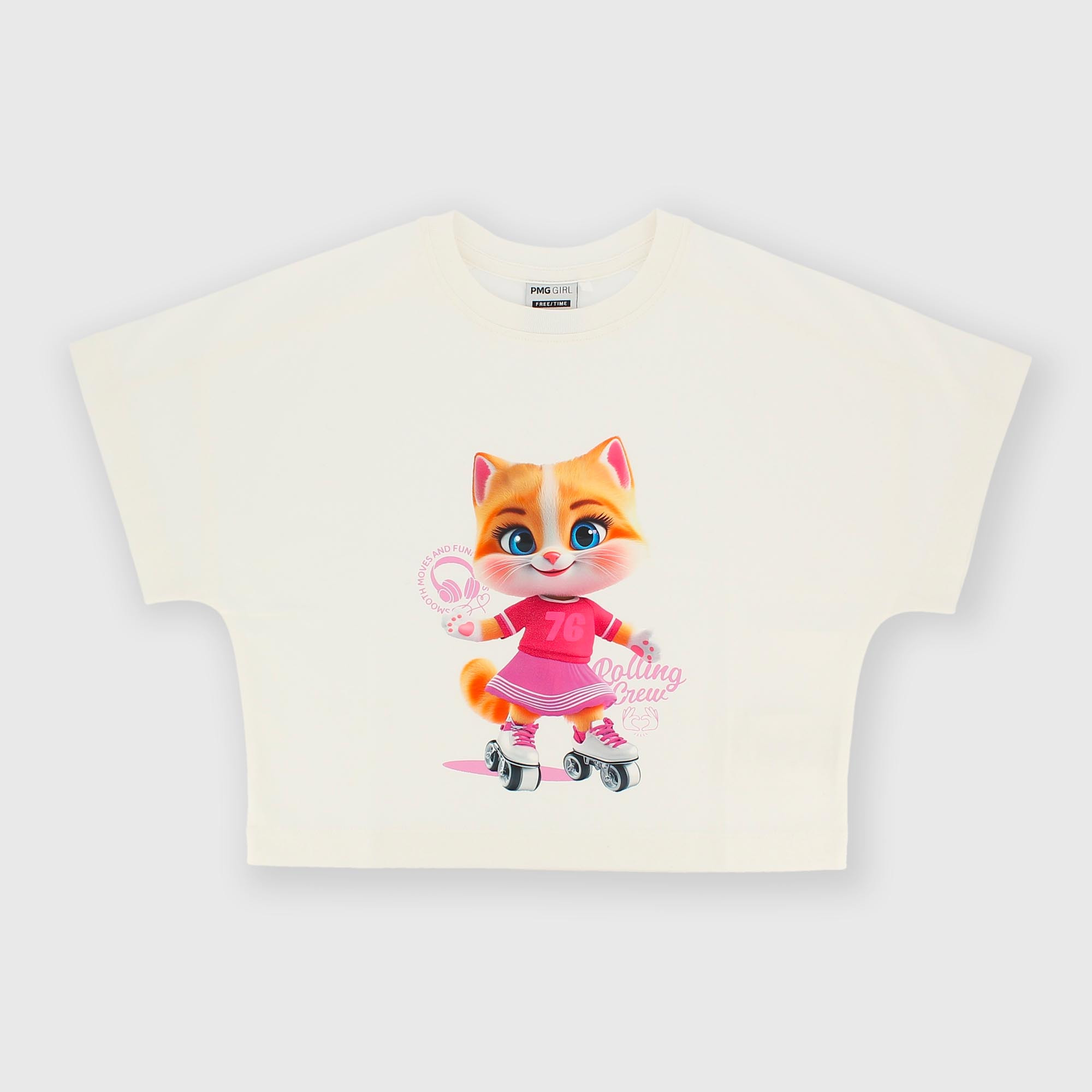 Camiseta de jersey para niña blanco