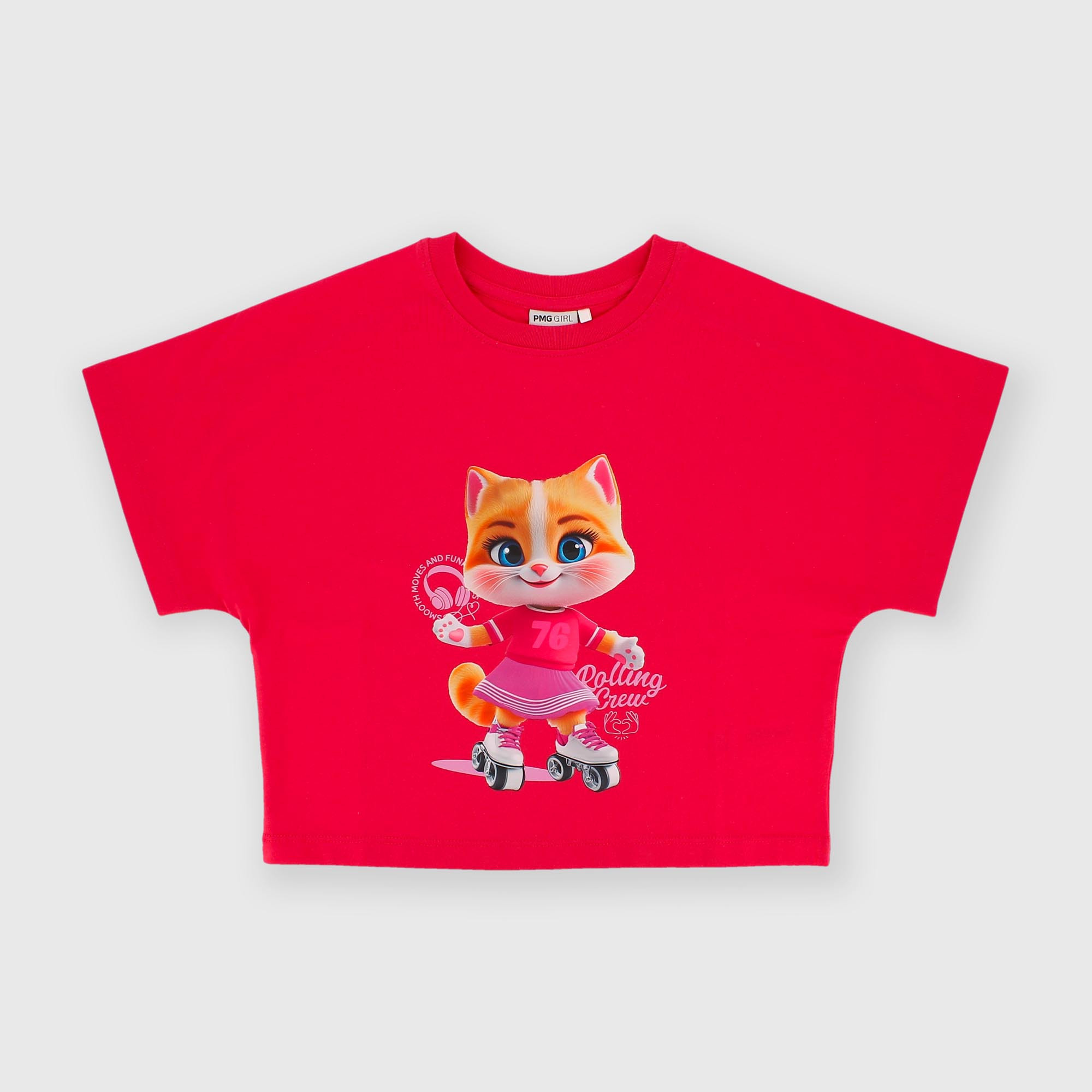 Camiseta de jersey para niña rojo