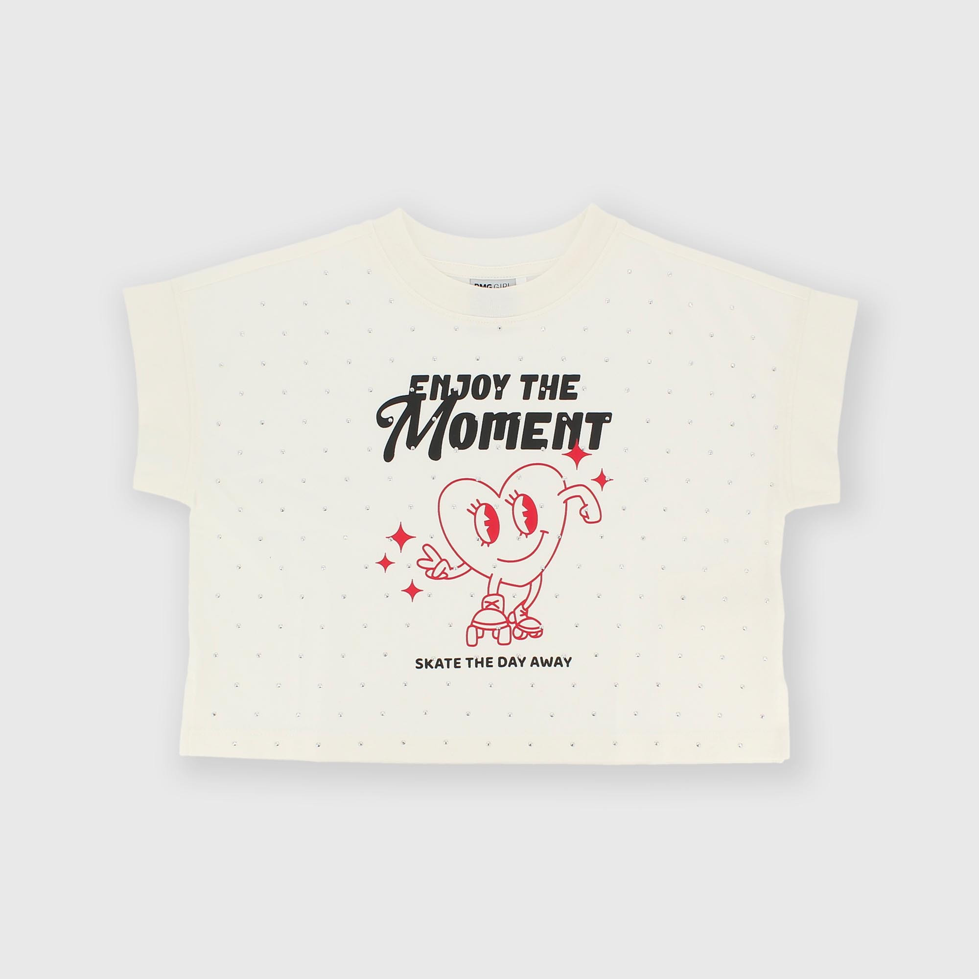 Camiseta de jersey para niña blanco