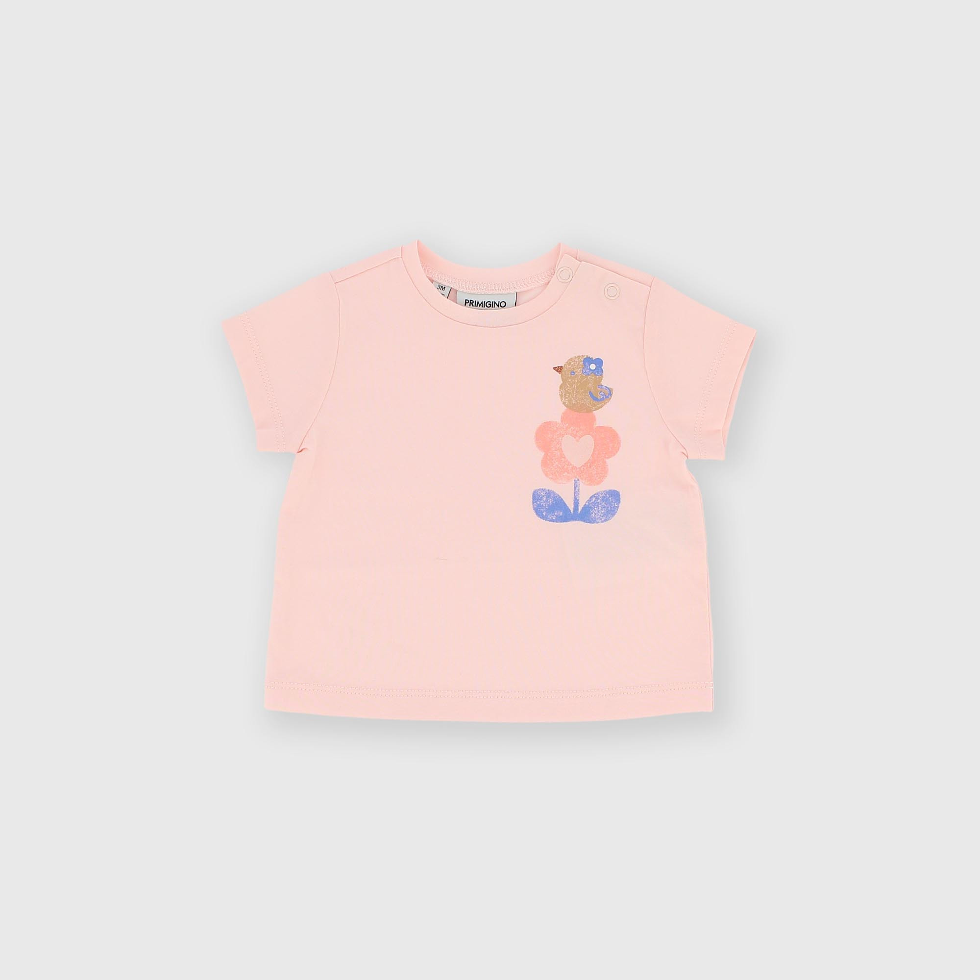 T-shirt en jersey pour fillette rose