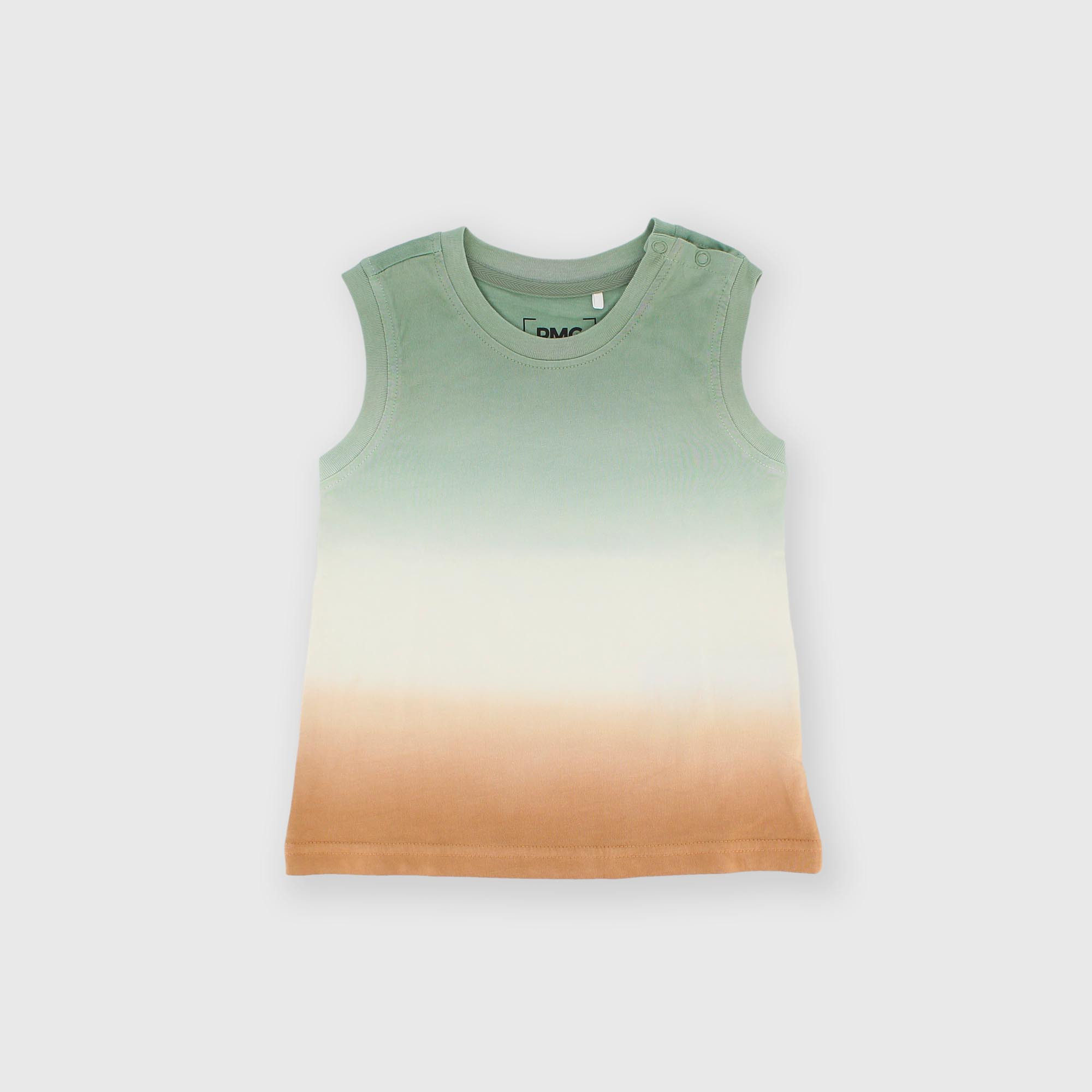 Camiseta de tirantes de jersey para niño verde