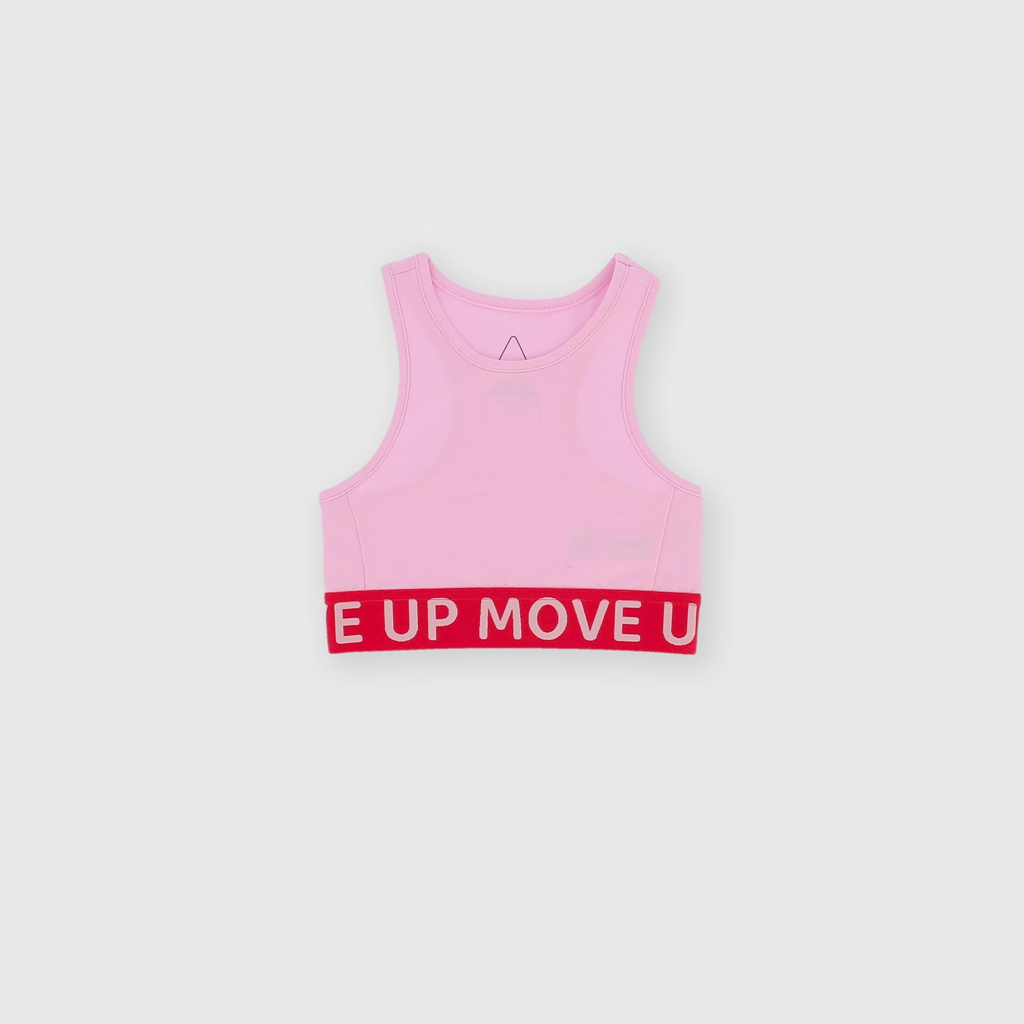 Camiseta de tirantes de jersey para niña rosa