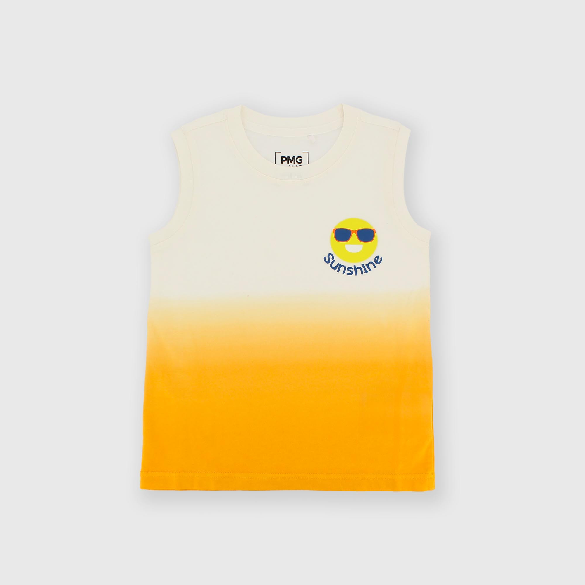 Camiseta de tirantes de jersey para niño azul