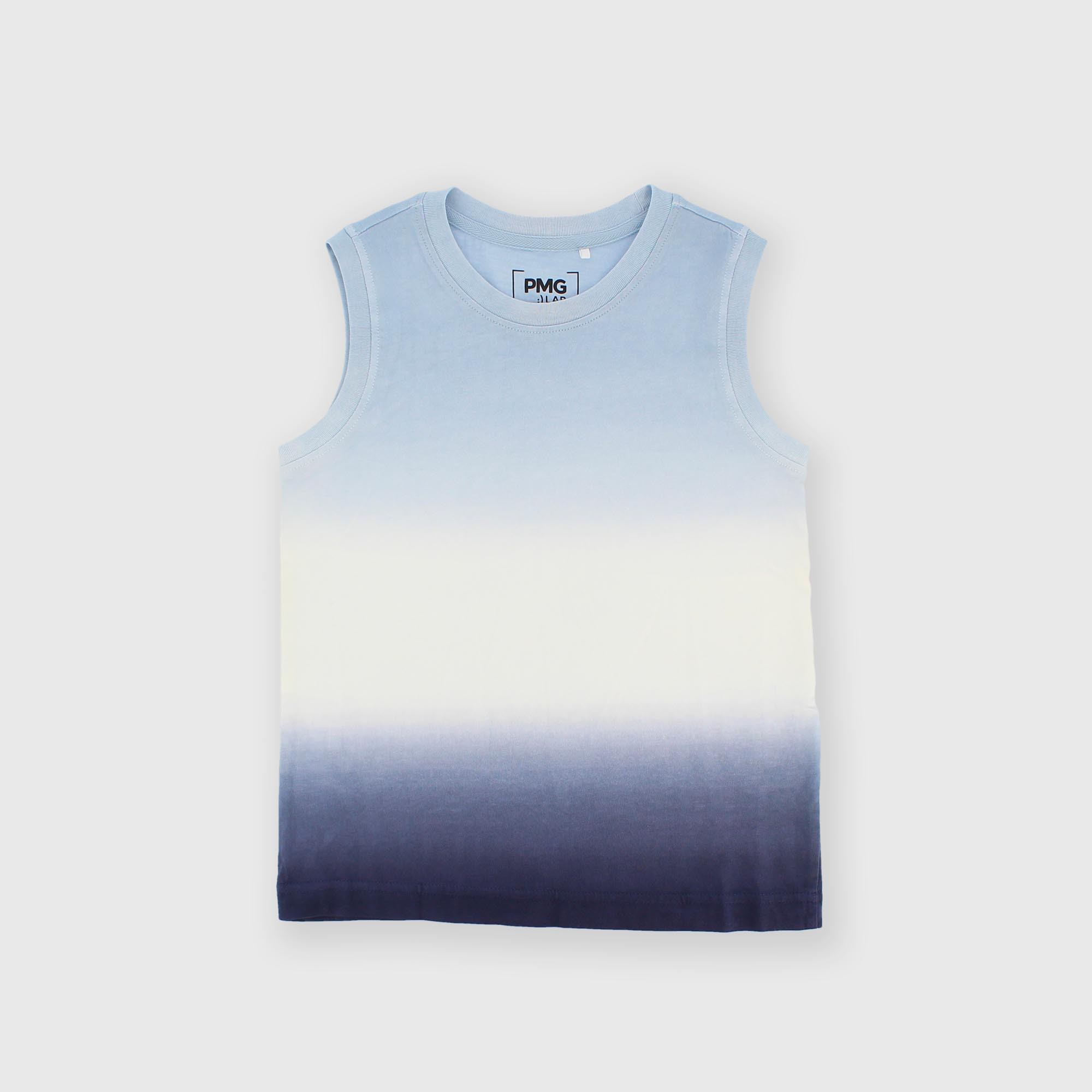 Camiseta de tirantes de jersey para niño azul