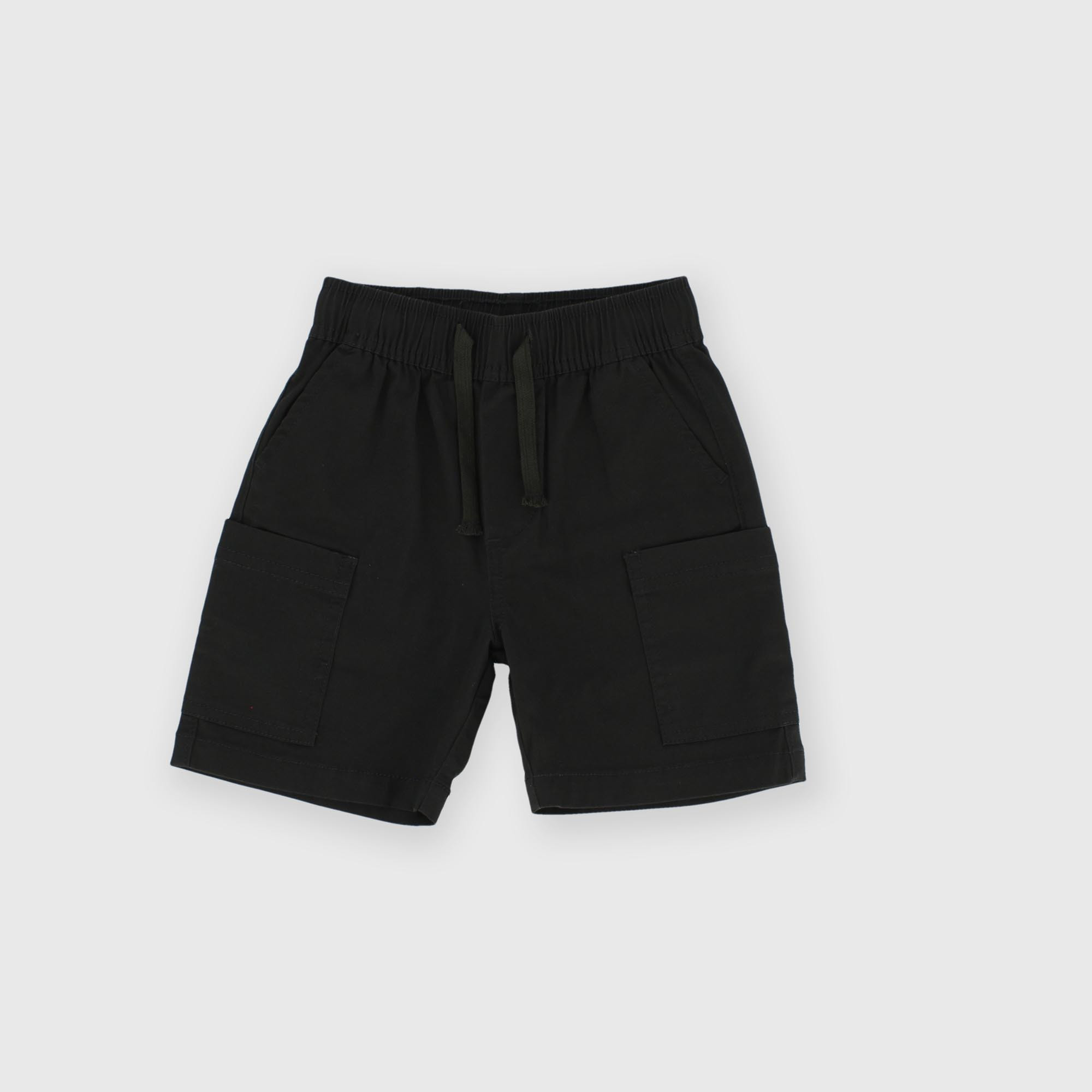 Pantalón corto de algodón para niño gris